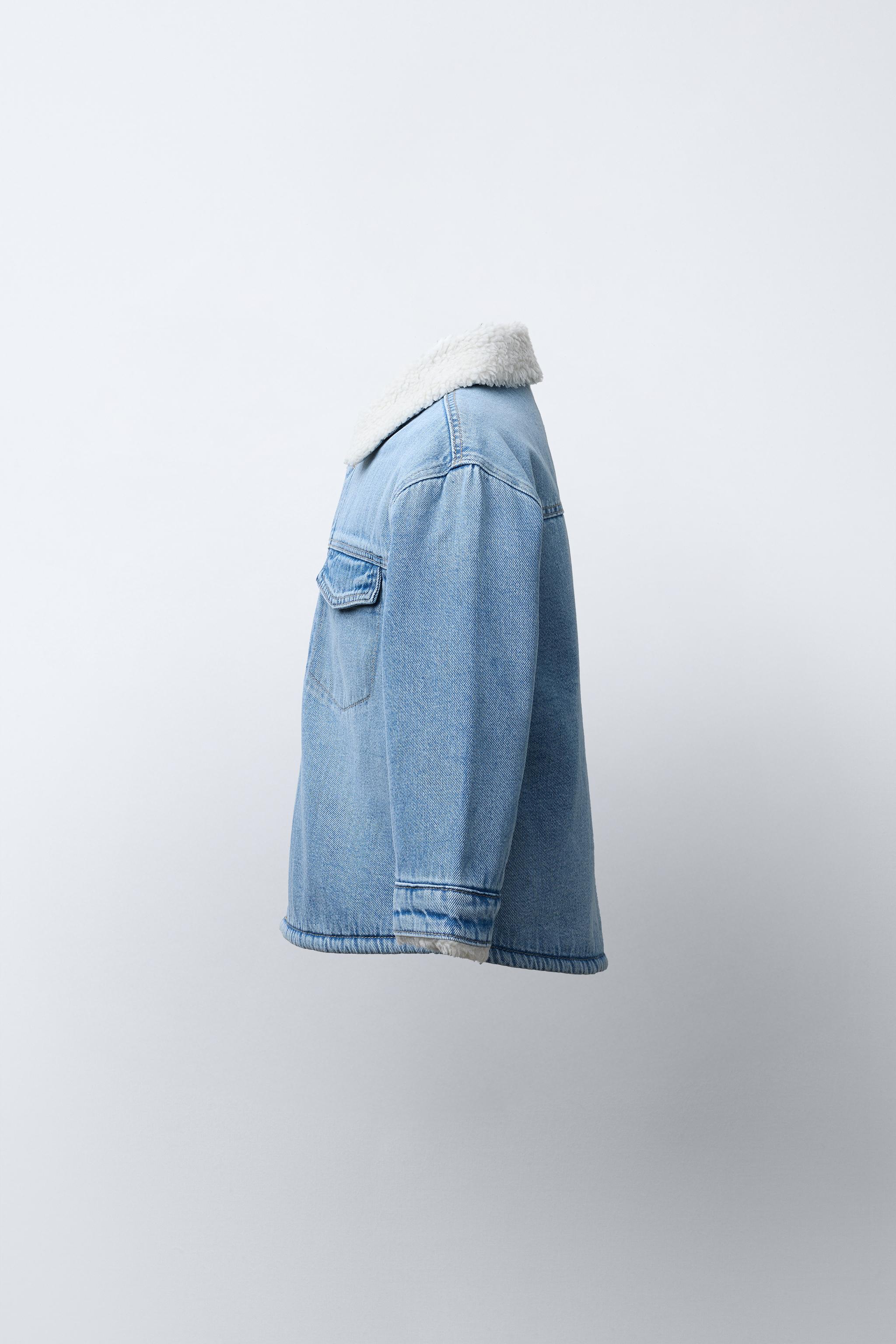 DENIM SHERPA OVERSHIRT