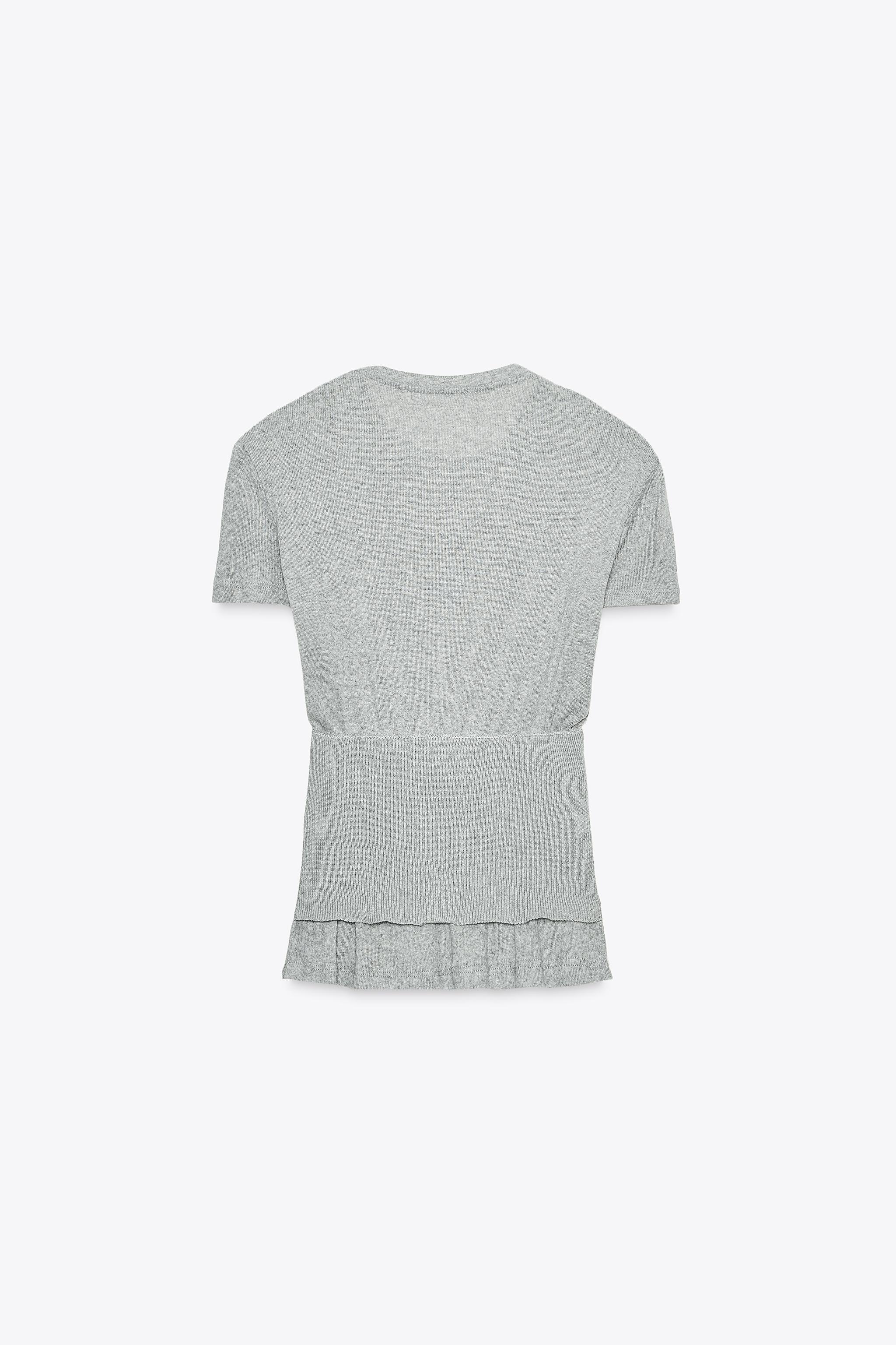 DOUBLE KNIT CORSET T-SHIRT