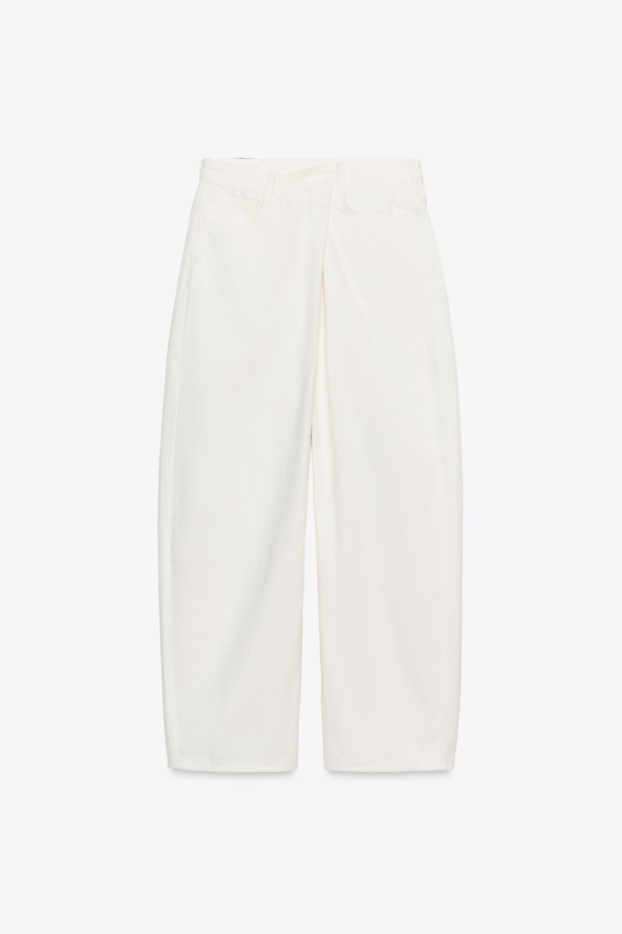ZW COLLECTION PLEATED COTTON PANTS