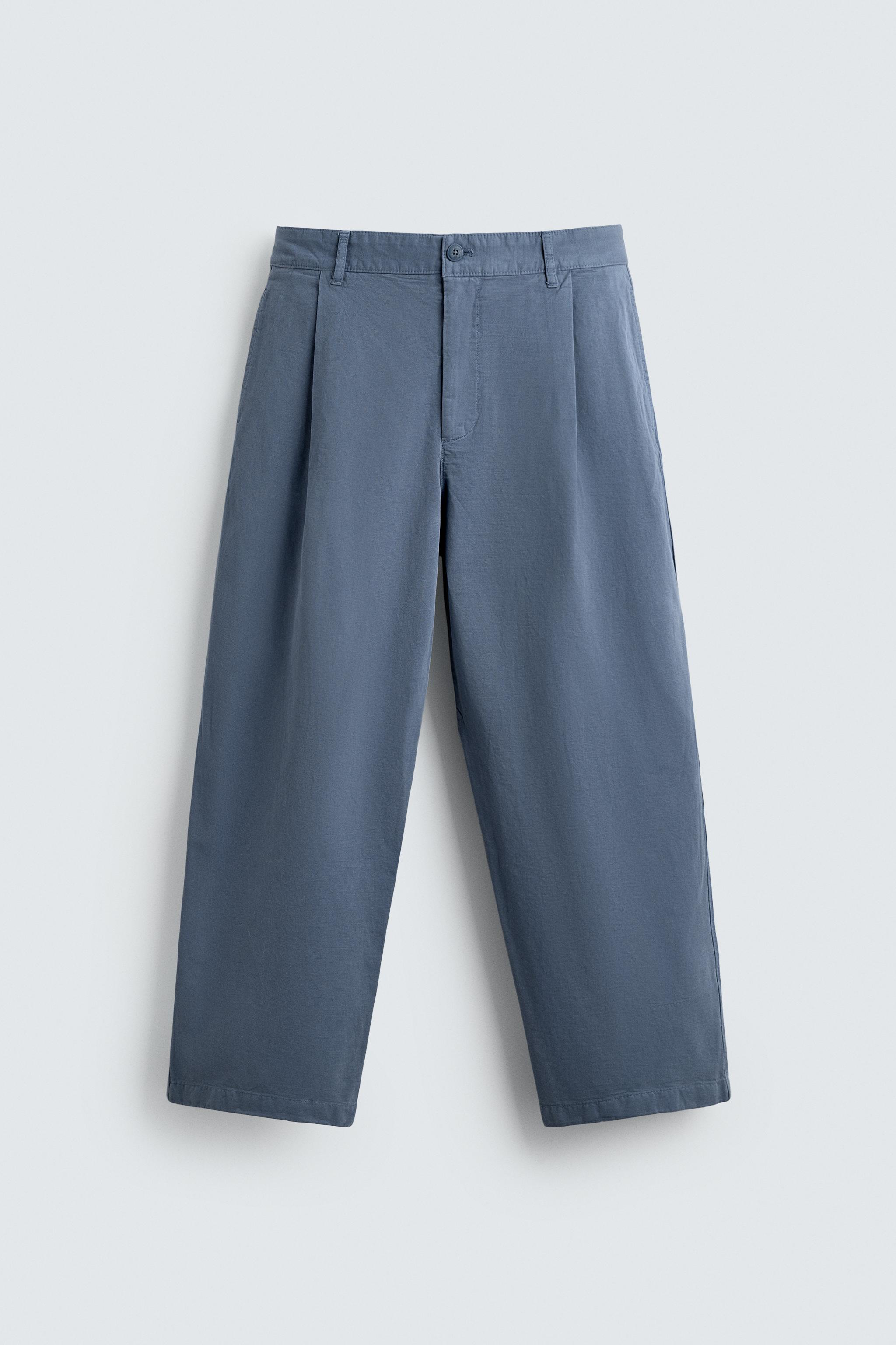 PLEATED BALLOON FIT PANTS