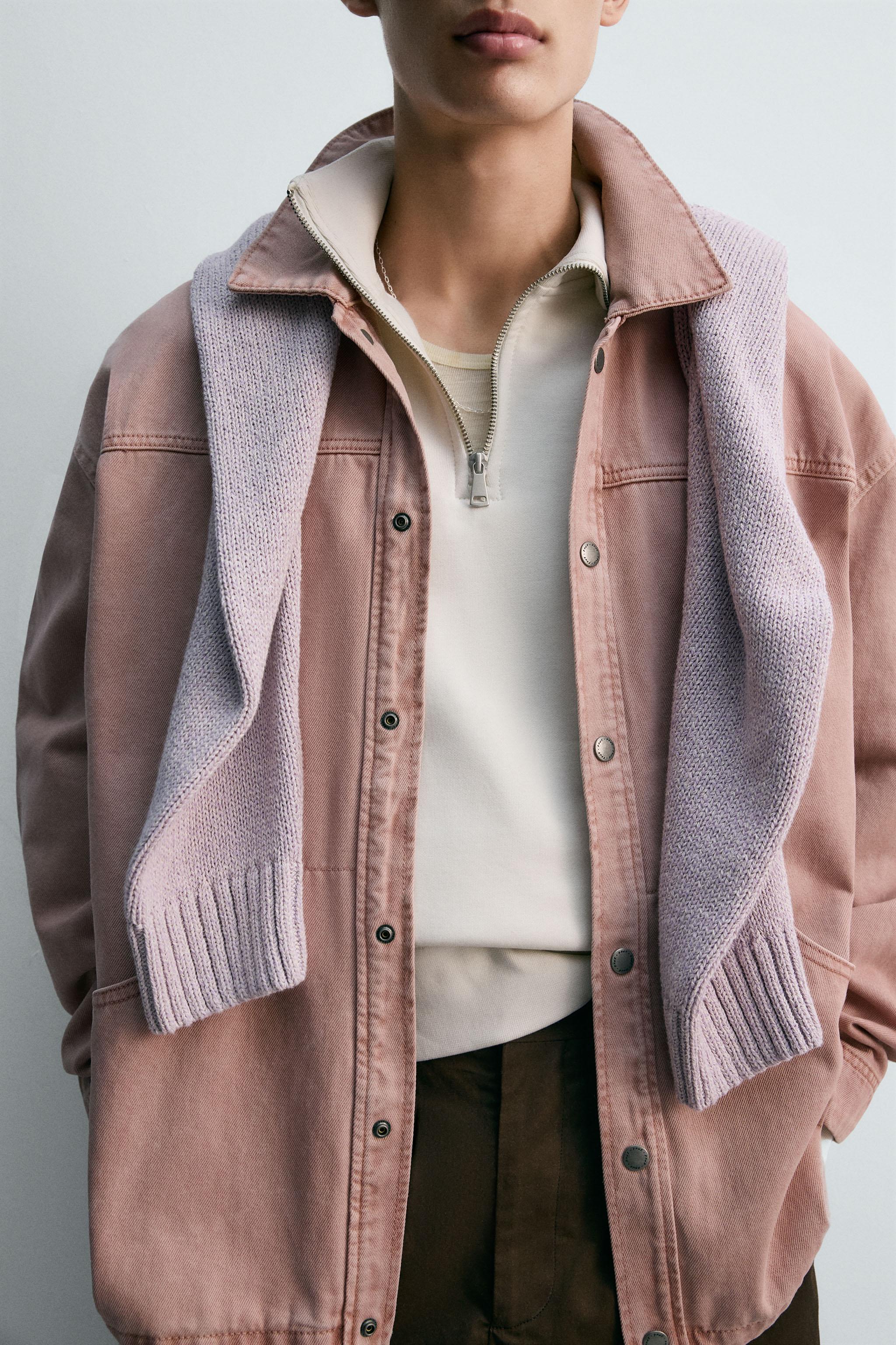 WASHED TEXTURED OVERSHIRT