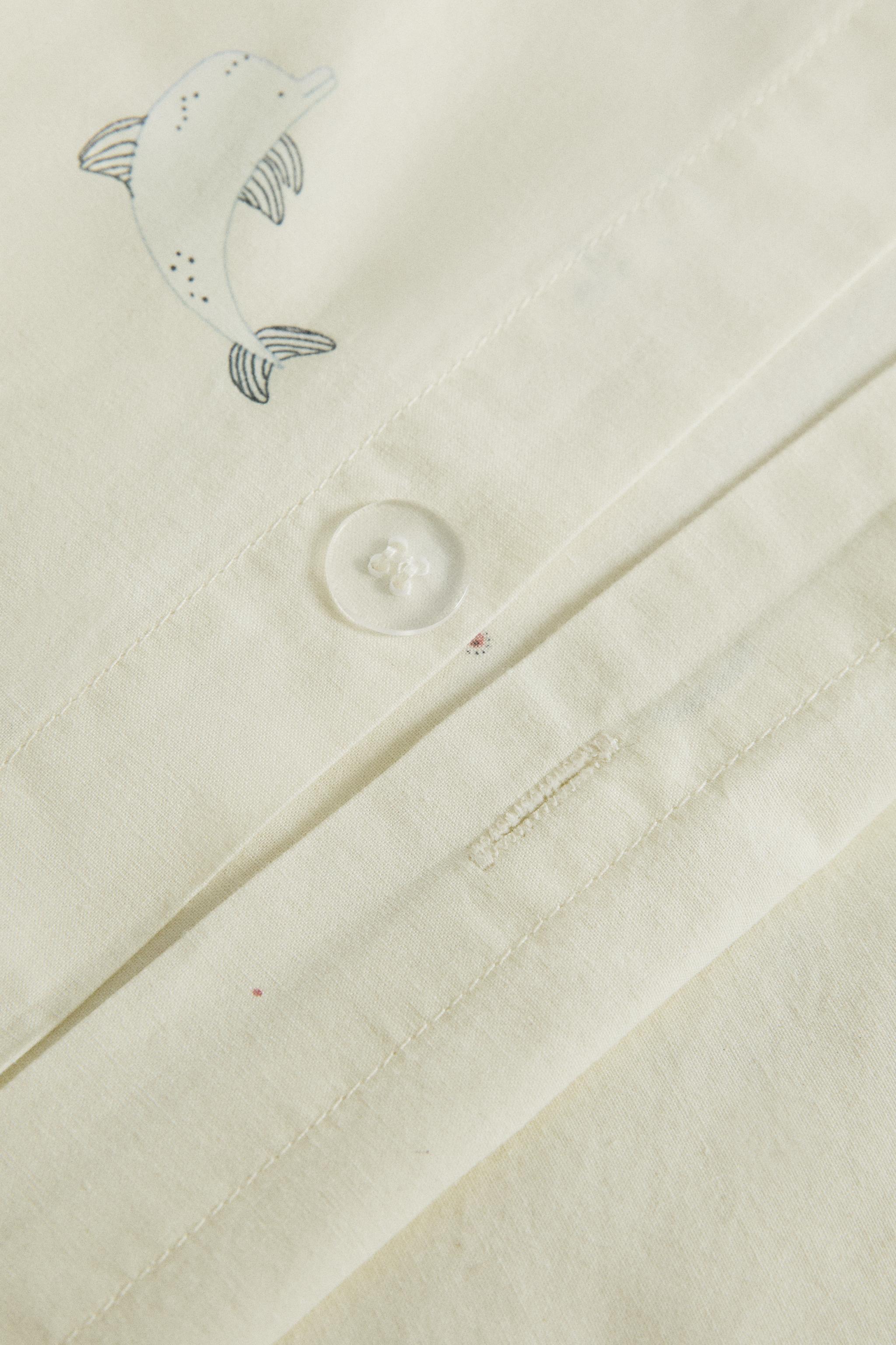 CHILDREN’S SEA PRINT DUVET COVER