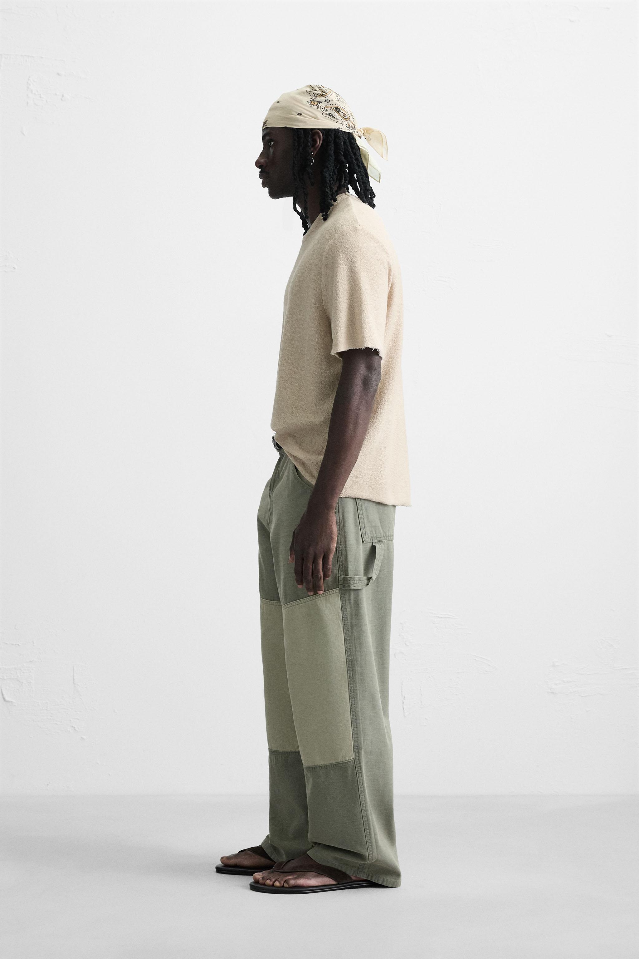 SPRAY PRINT KNIT T-SHIRT