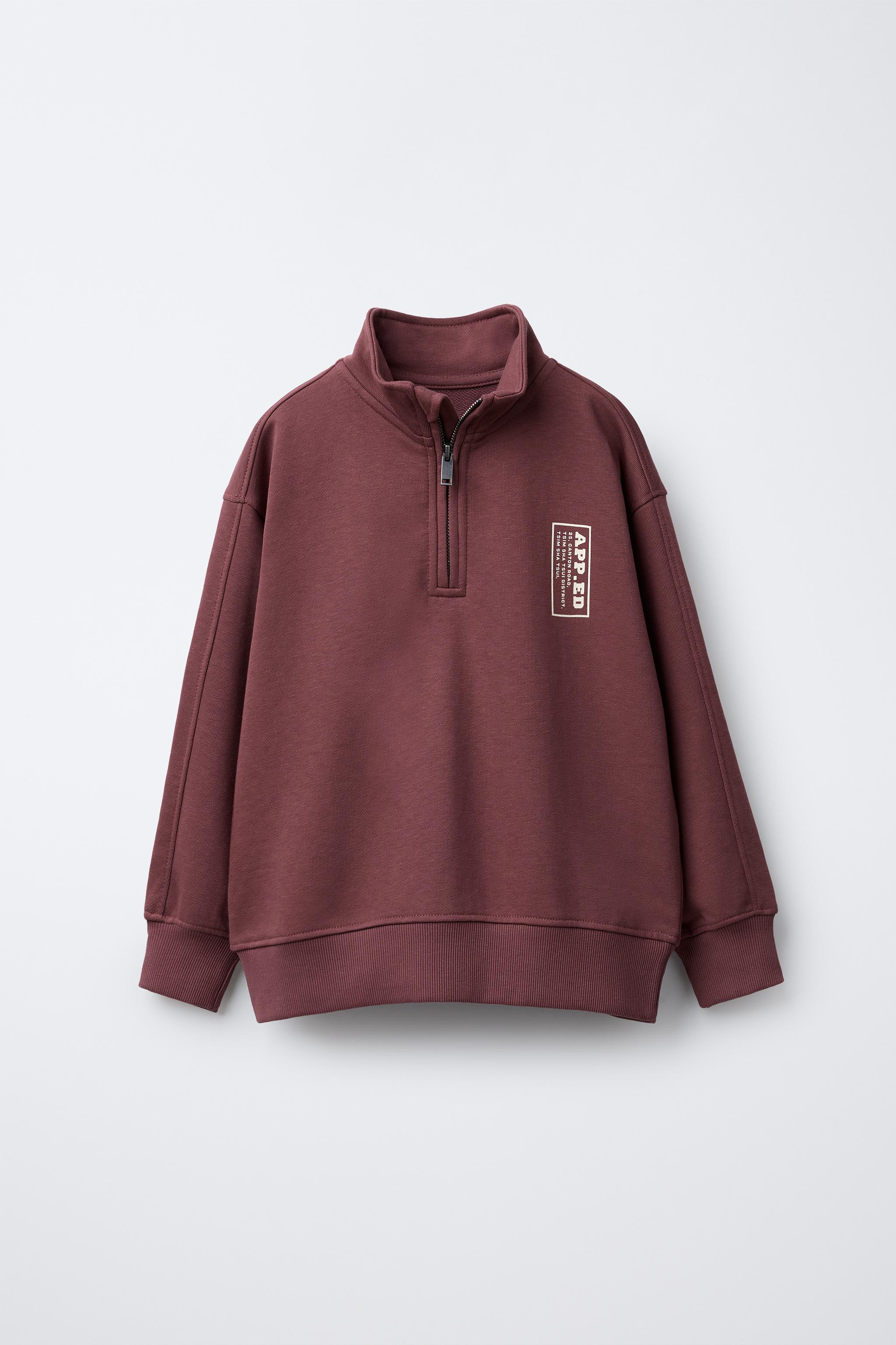 TEXT SWEATSHIRT AND JOGGER PANTS SET