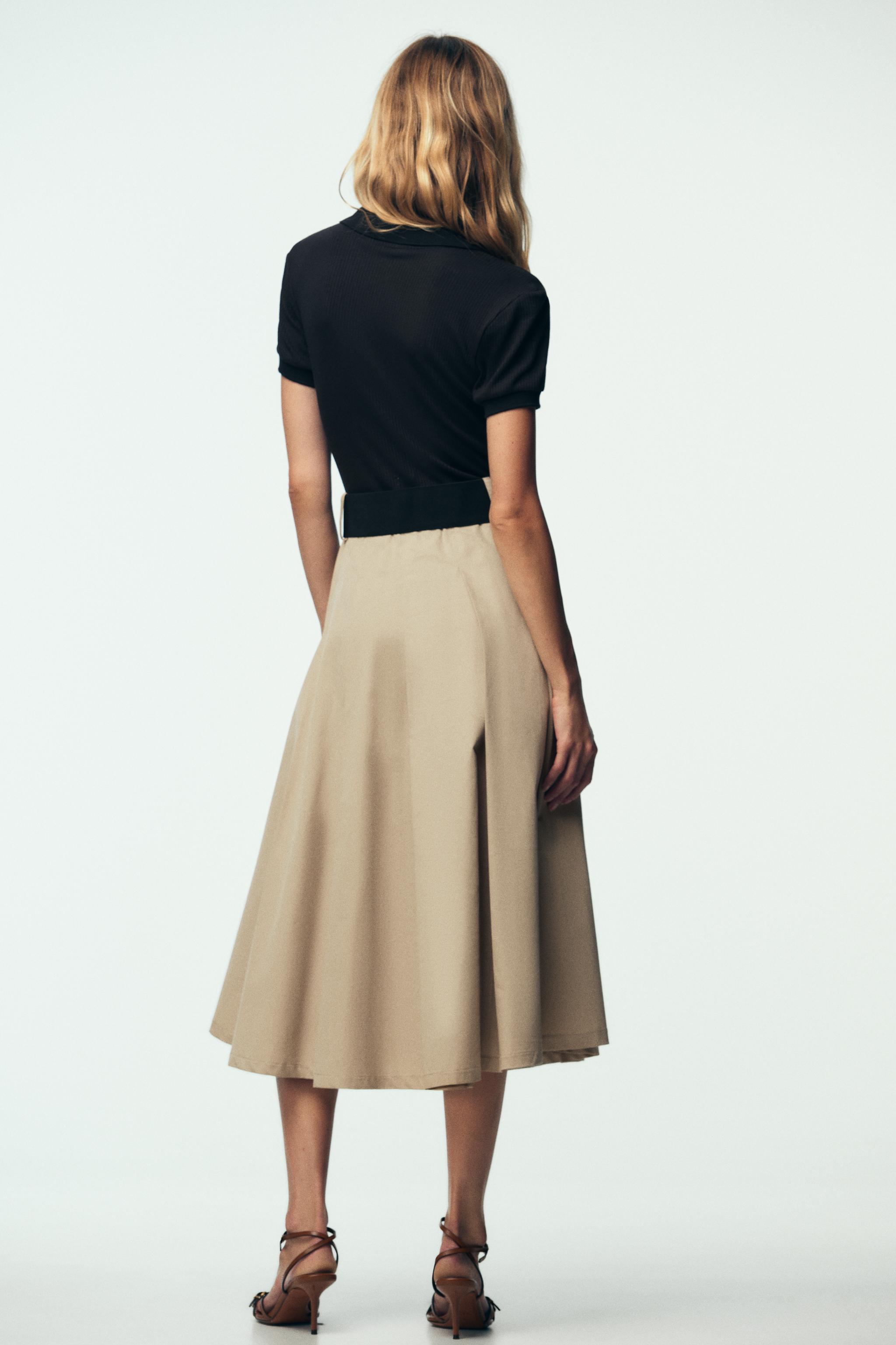 COMBINATION BELTED DRESS