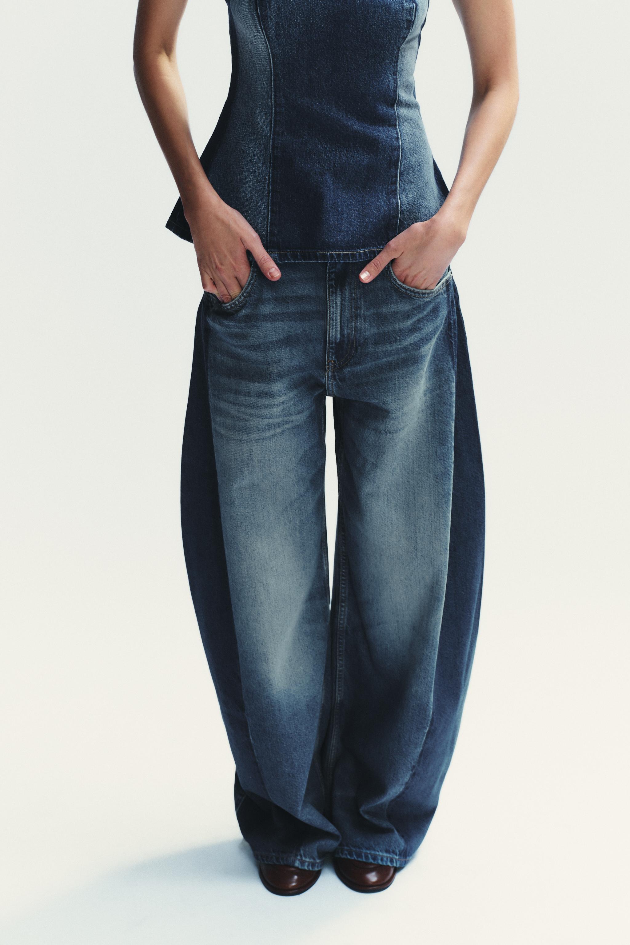 TRF OVERSIZE BALLOON HIGH WAIST JEANS