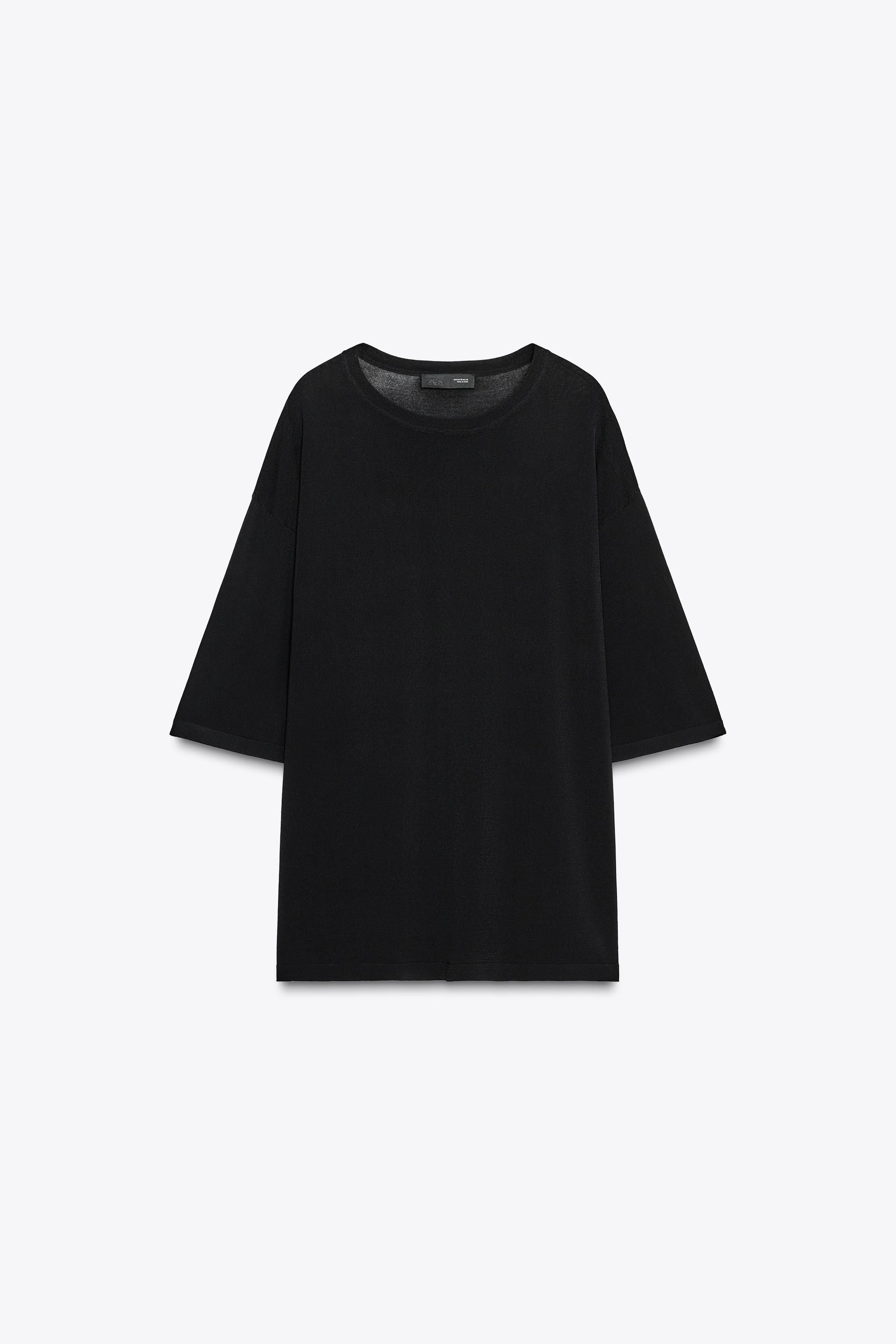 OVERSIZED PLAIN KNIT TOP