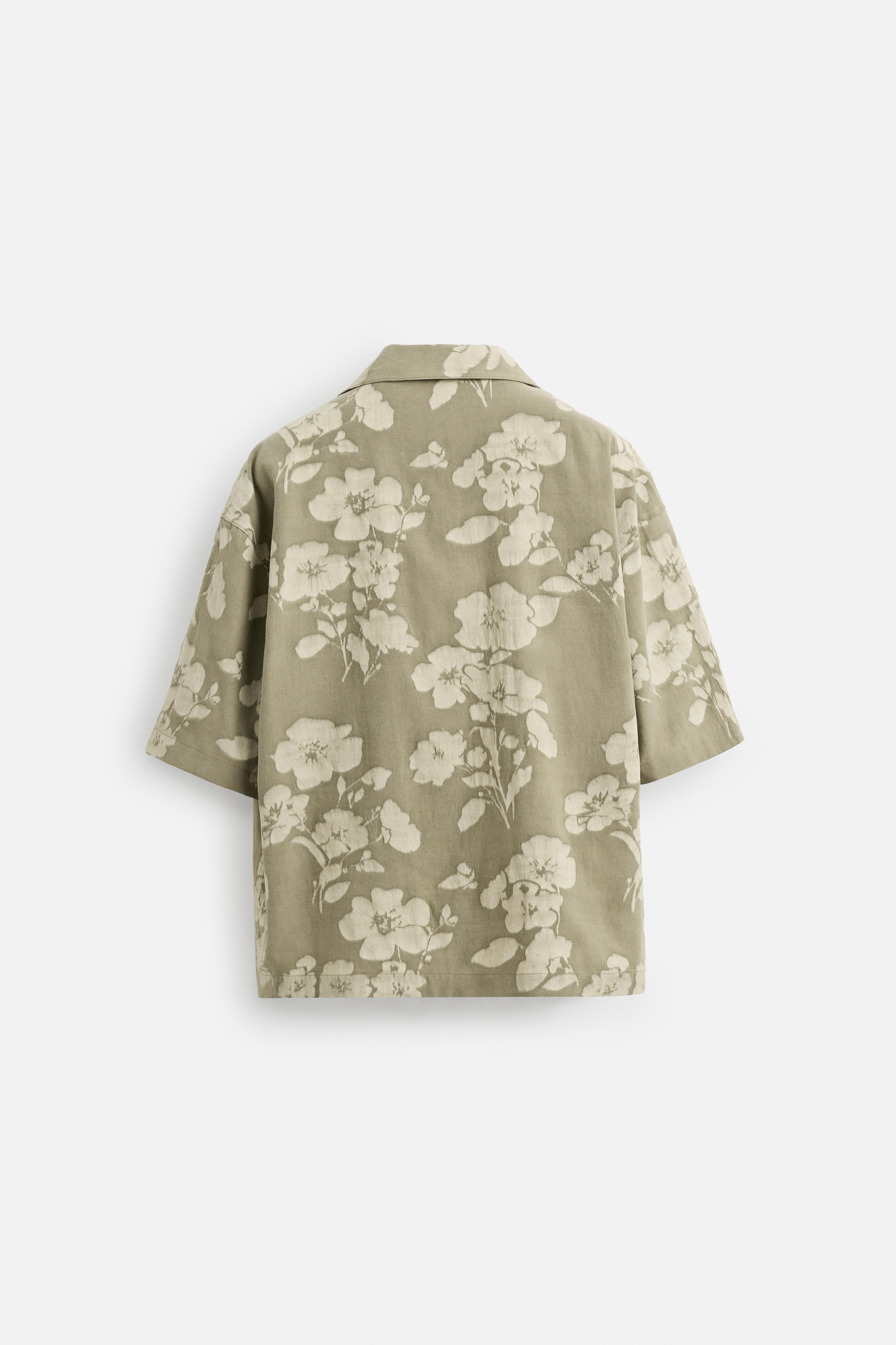 JACQUARD FLORAL SHIRT