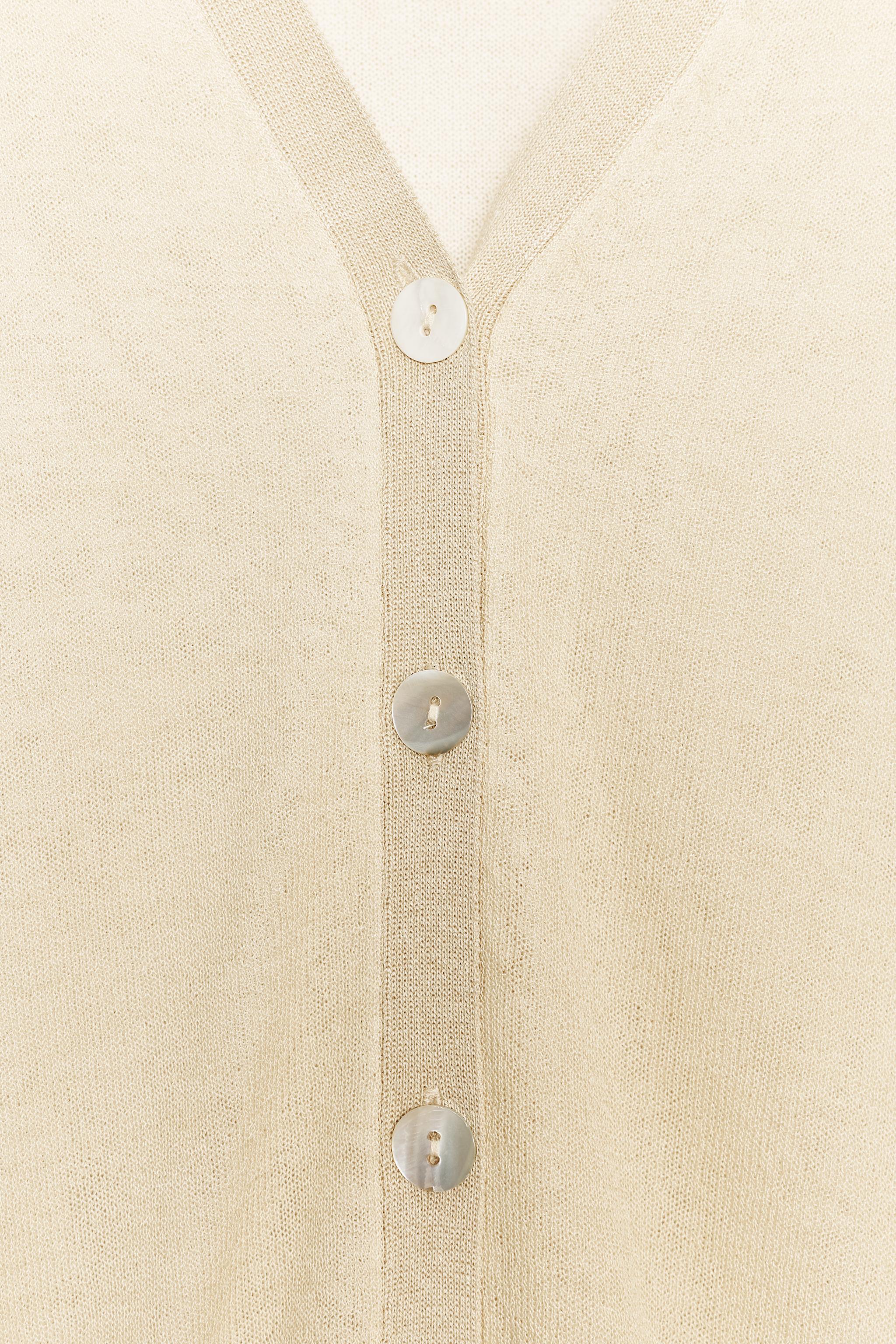 DOUBLE LAYER KNIT CARDIGAN