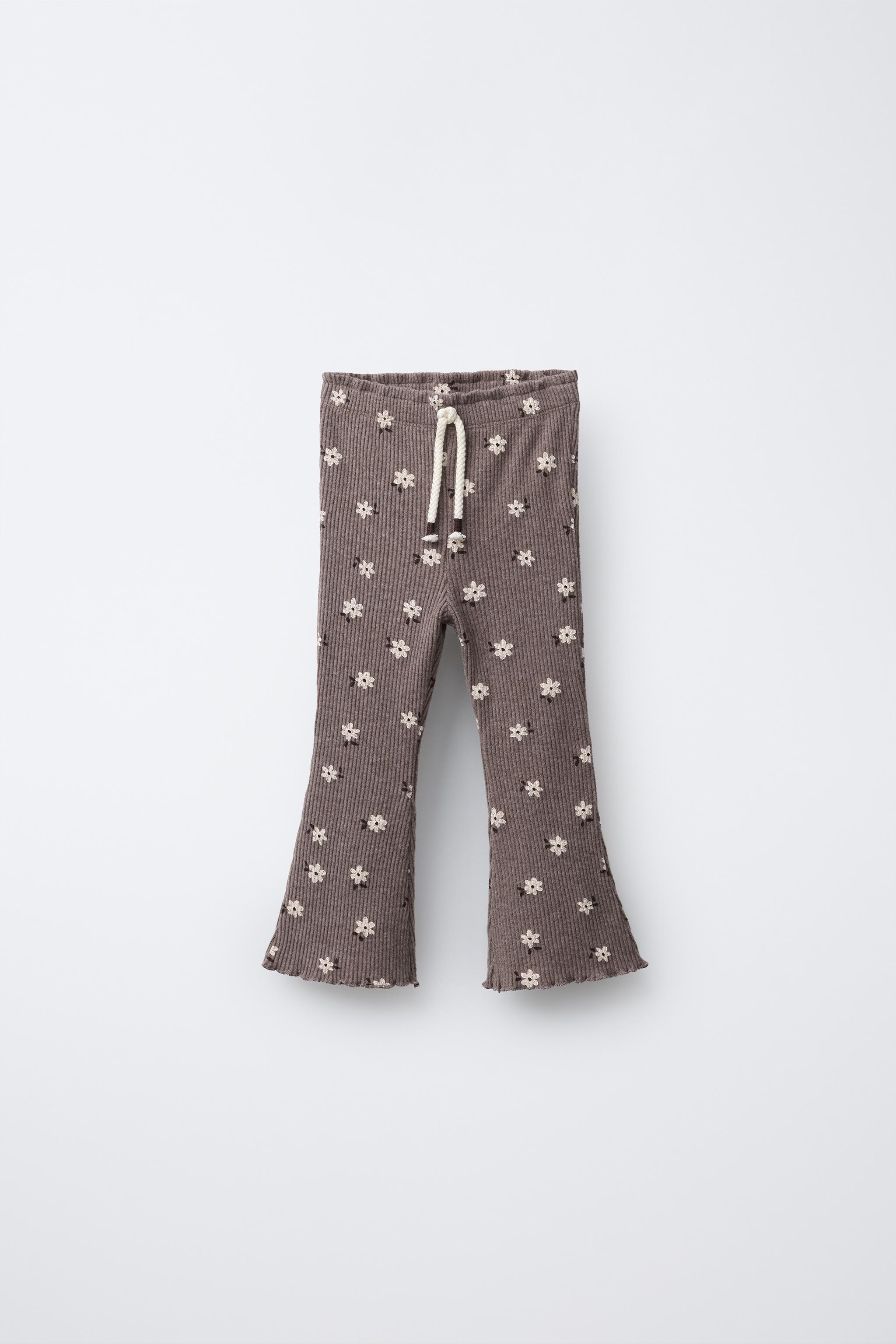 PRINTED SOFT FLARE PANTS