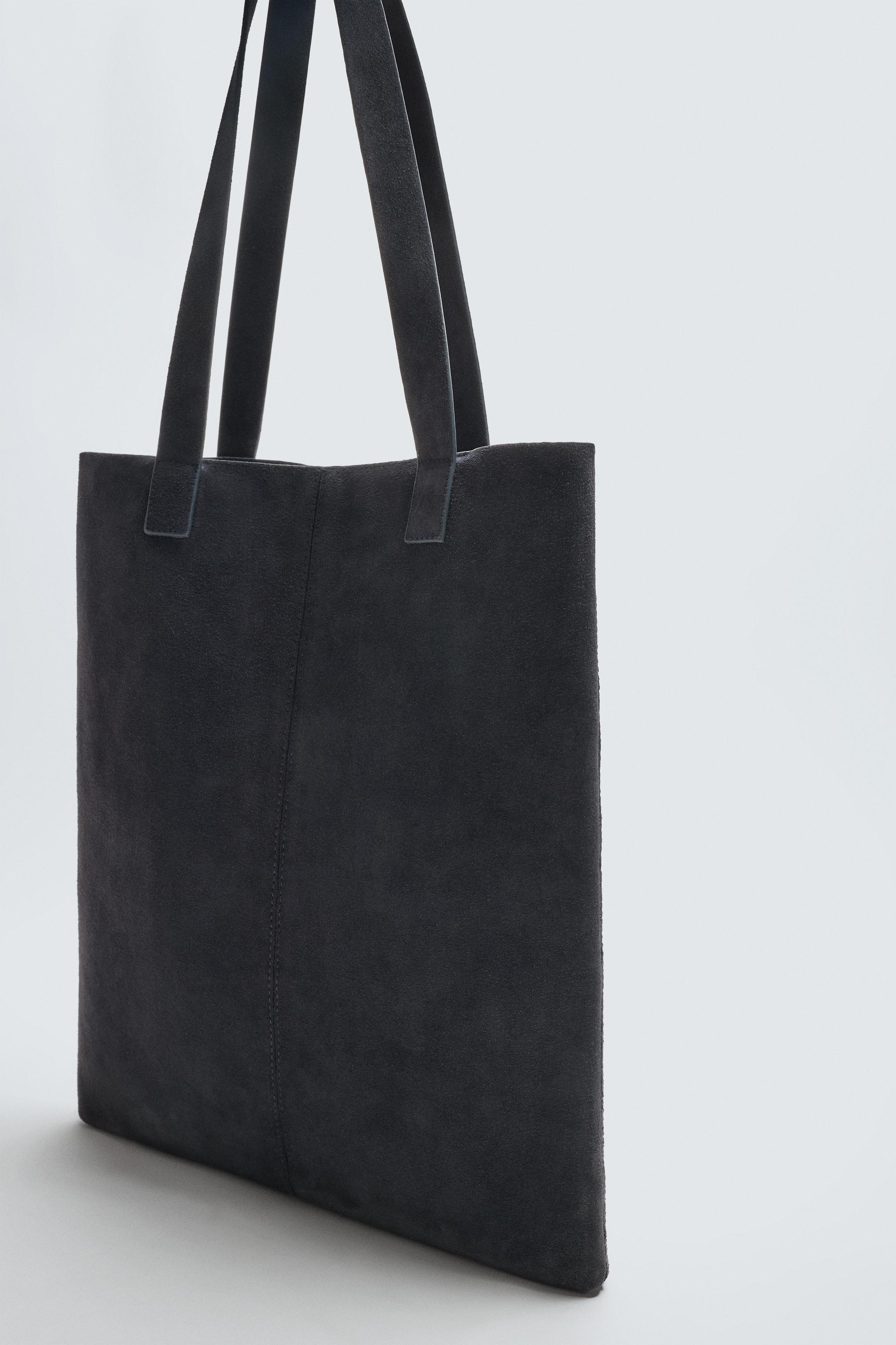 LEATHER SHOPPER BAG