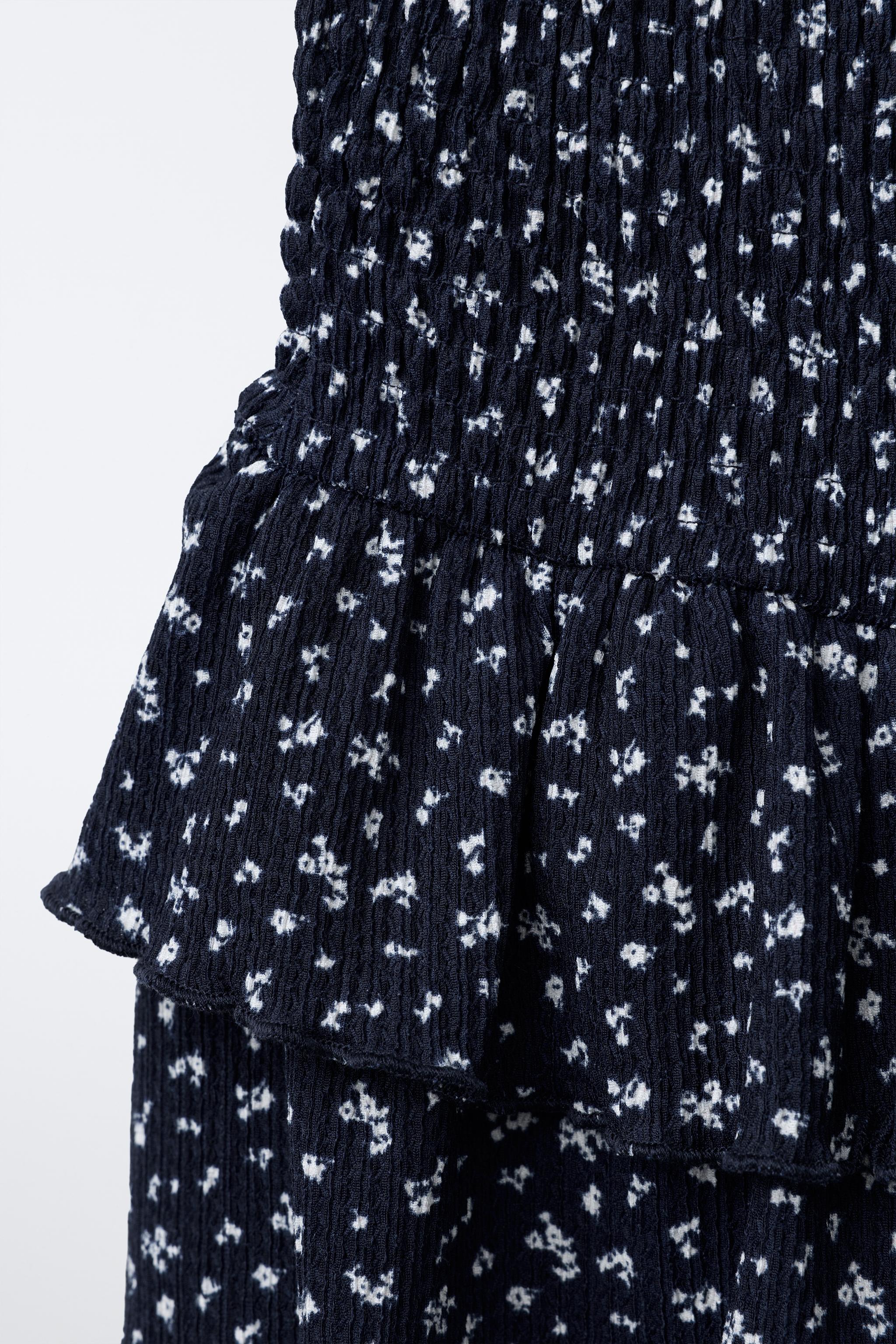 FLORAL COTTON GAUZE SKORT