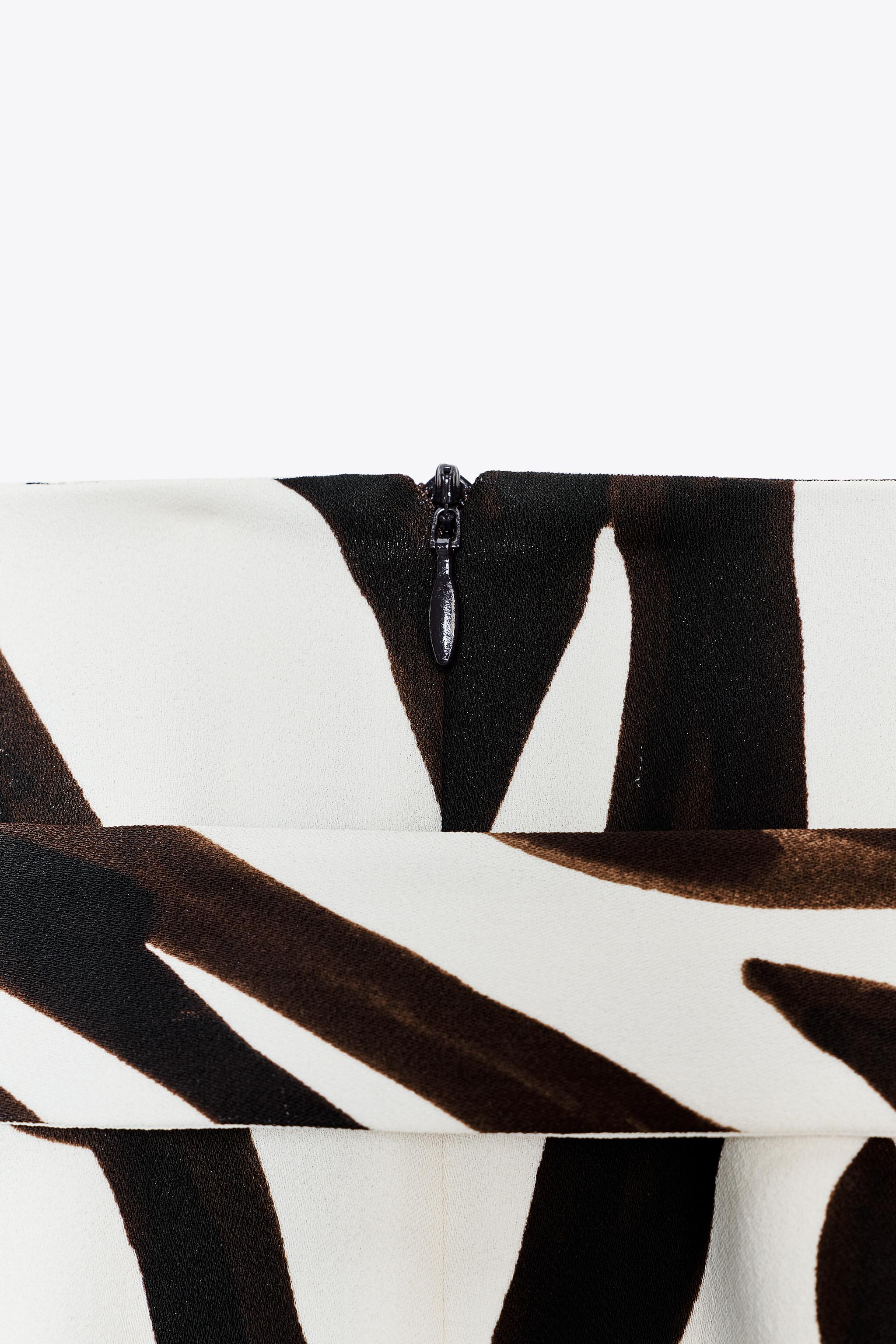 ANIMAL PRINT PENCIL SKIRT ZW COLLECTION