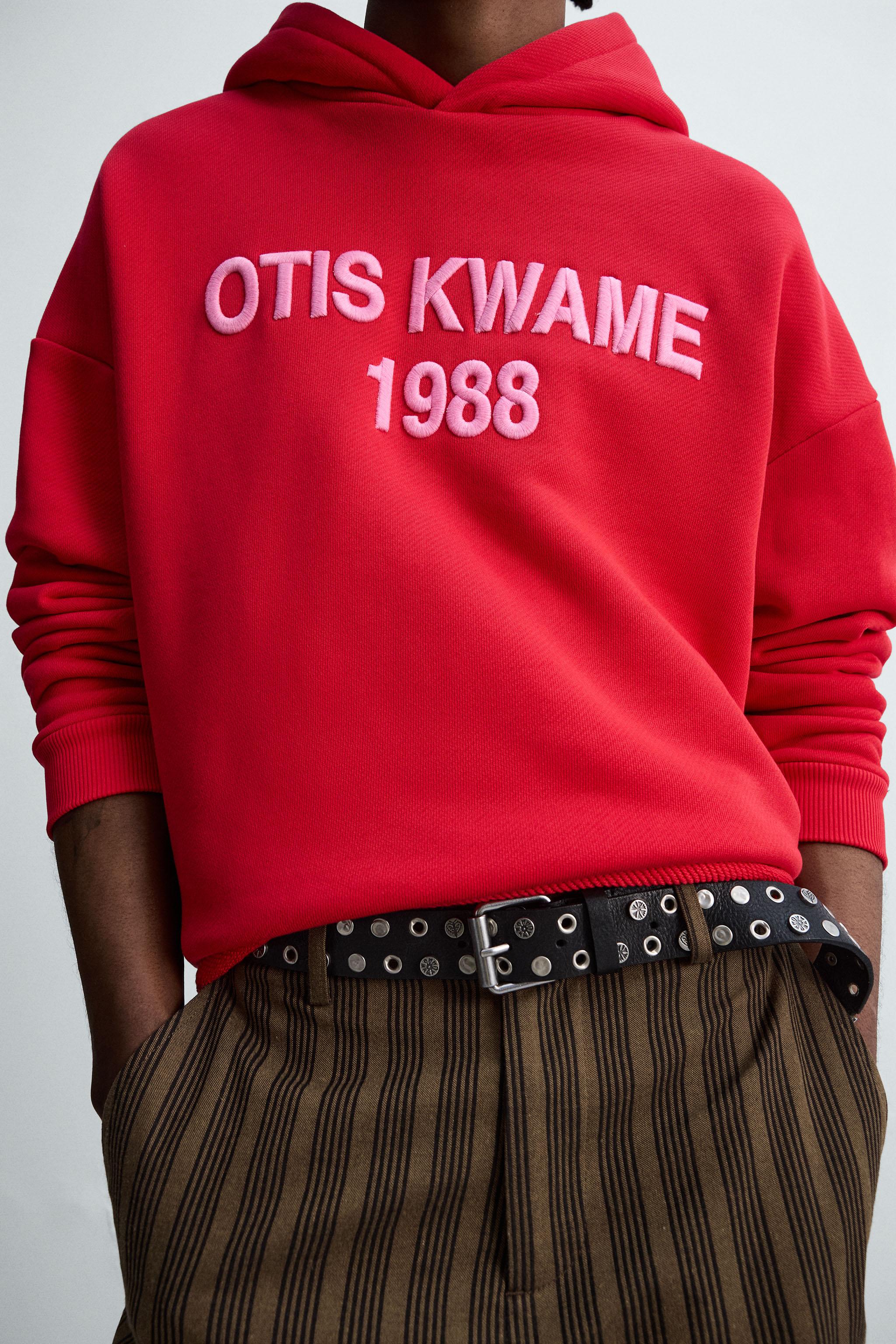 EMBROIDERED HOODIE SWEATSHIRT © OTIS KWAME KYE QUAICOE