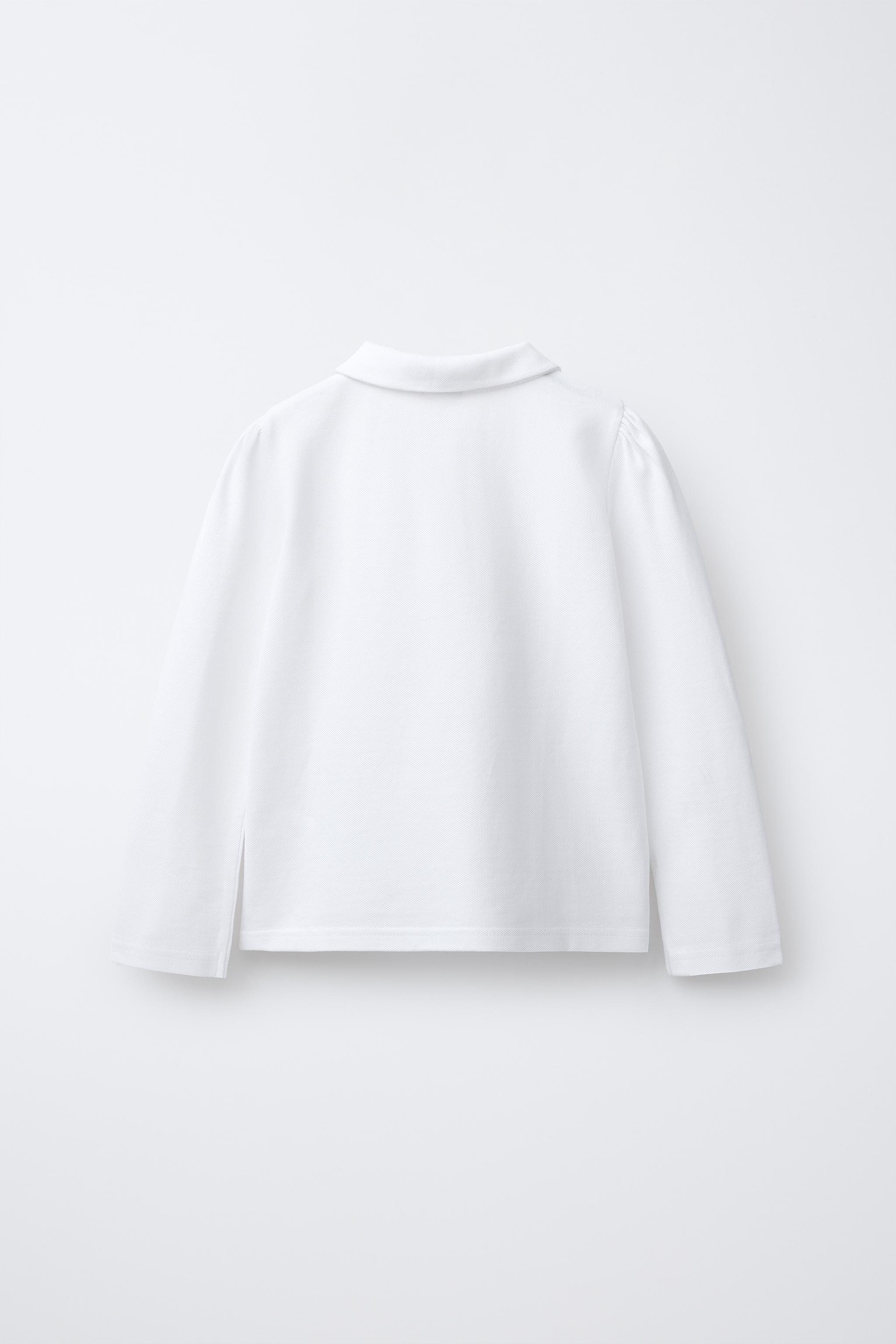 PIQUÉ PETER PAN COLLAR POLO SHIRT