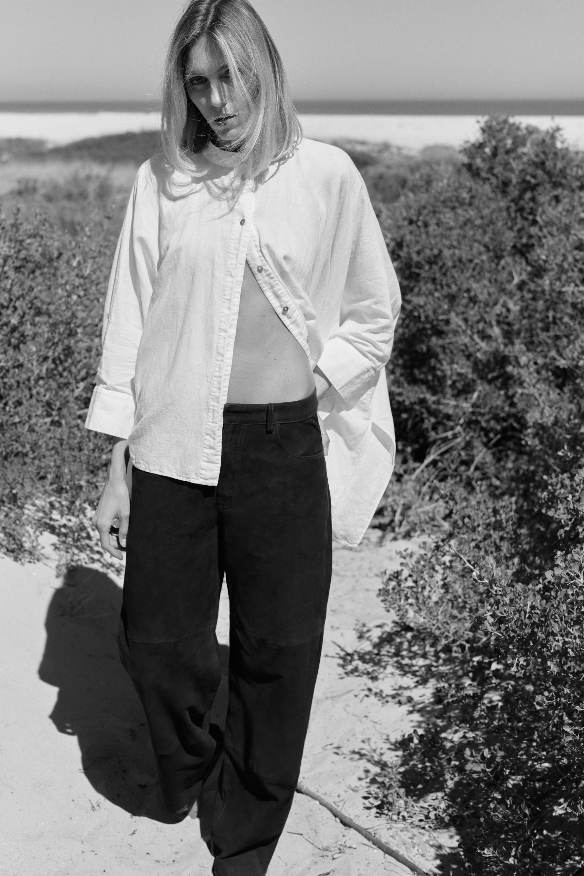 ZW COLLECTION LIMITED EDITION 100% SUEDE PANTS