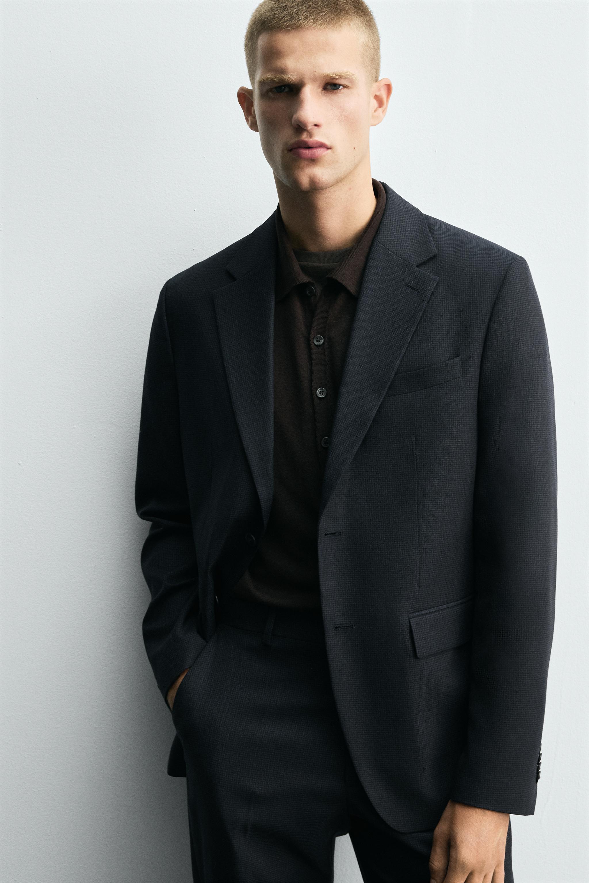 HOUNDSTOOTH SUIT BLAZER