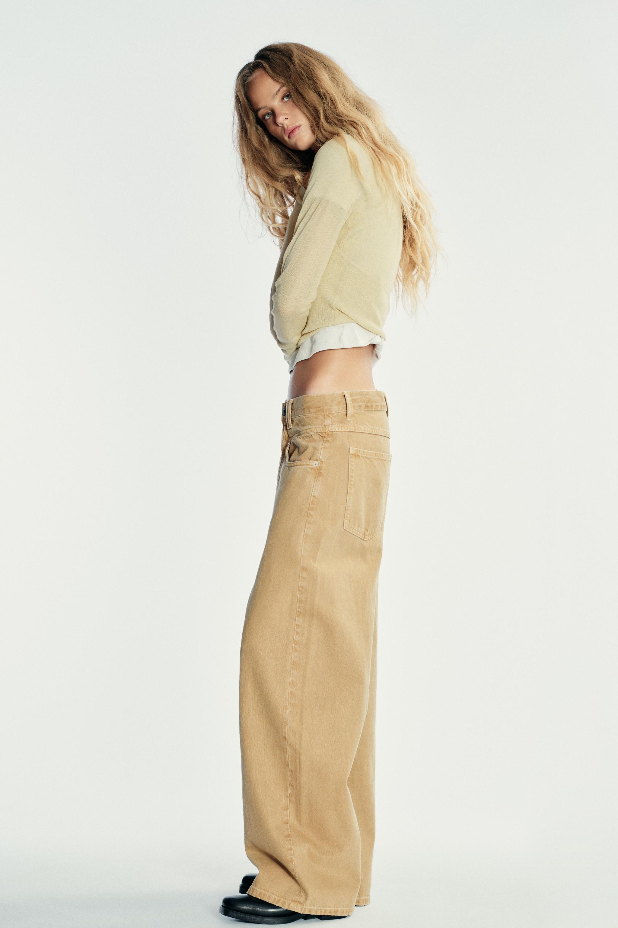 TRF LOW RISE BAGGY JEANS