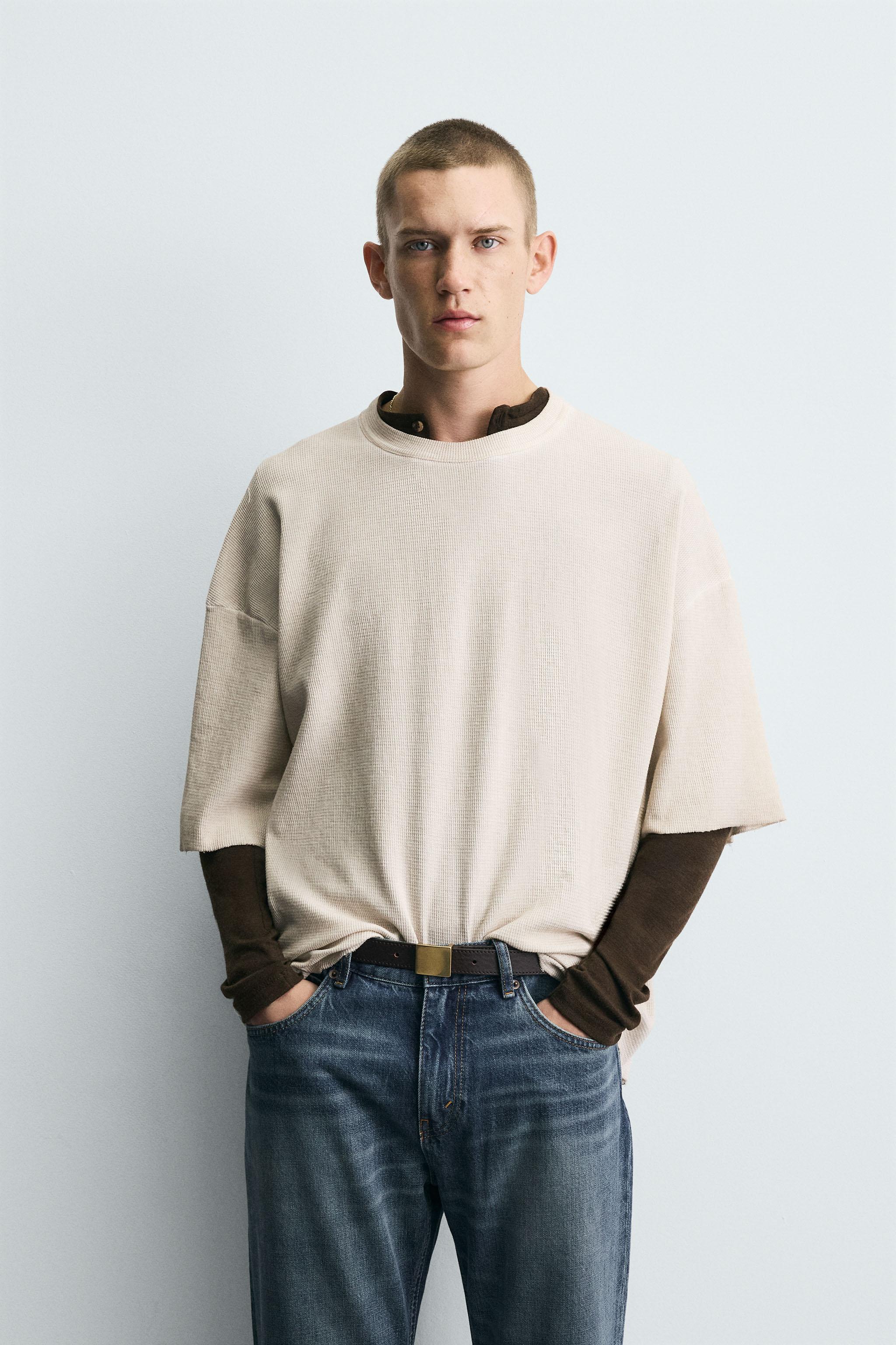 PRINTED KNIT T-SHIRT