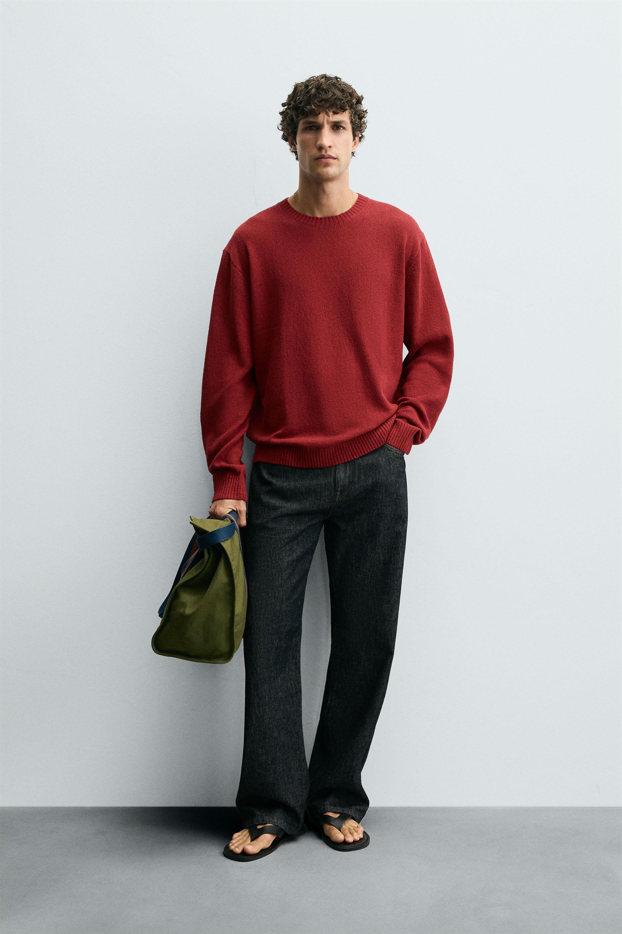 TEXTURED RELAXED FIT SWEATER