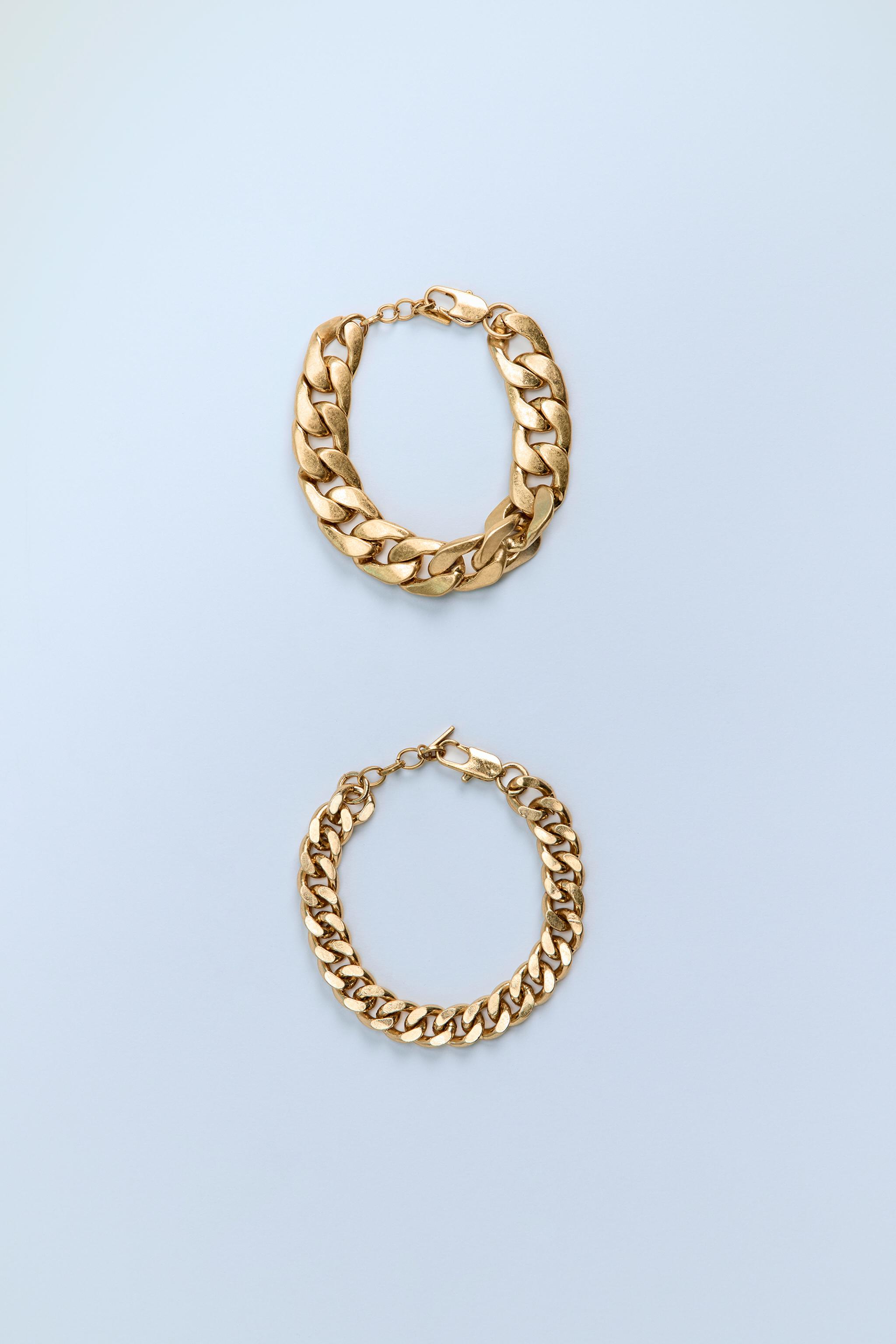 2-PACK OF CHAIN LINK BRACELETS