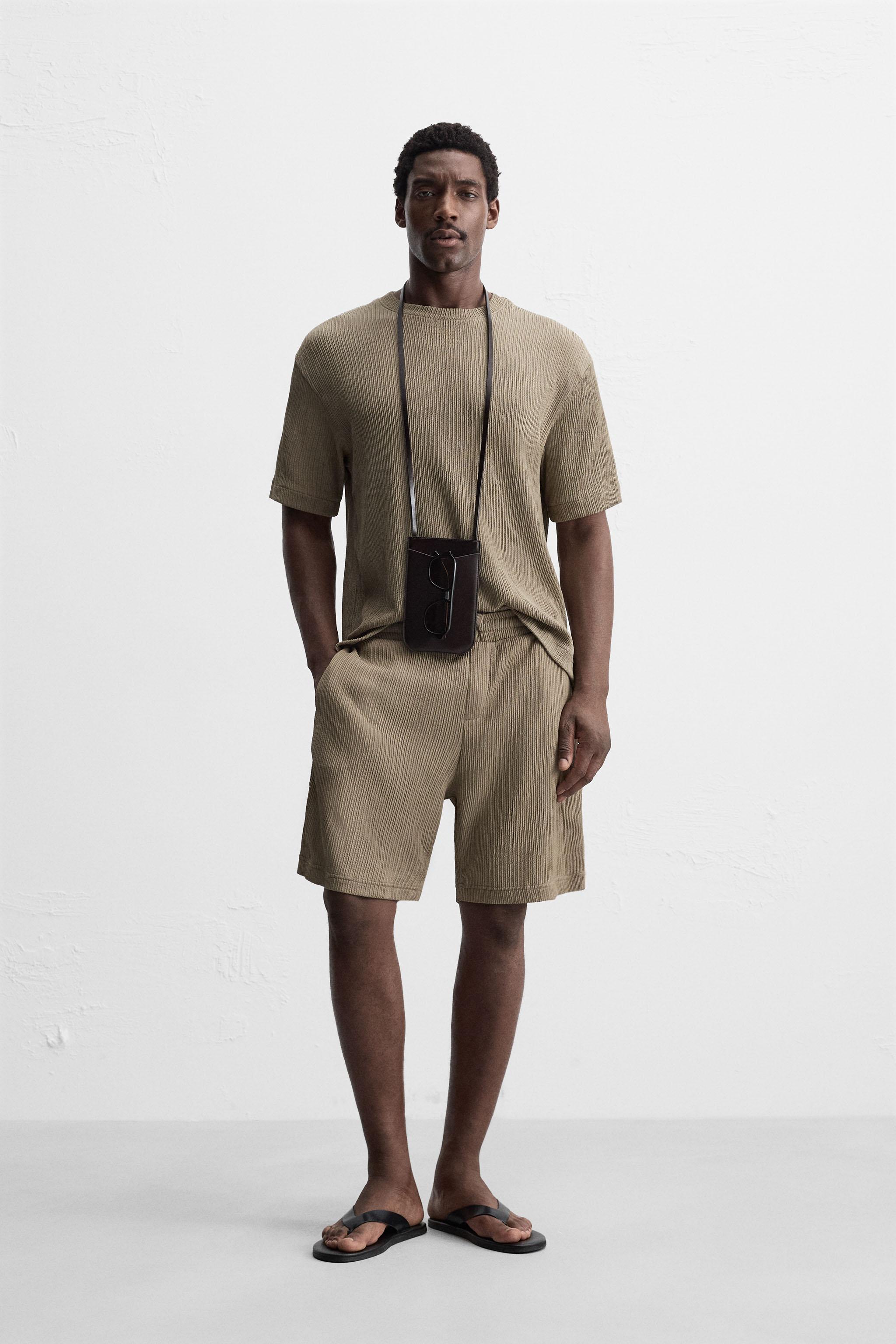 IRREGULAR TEXTURED SHORTS