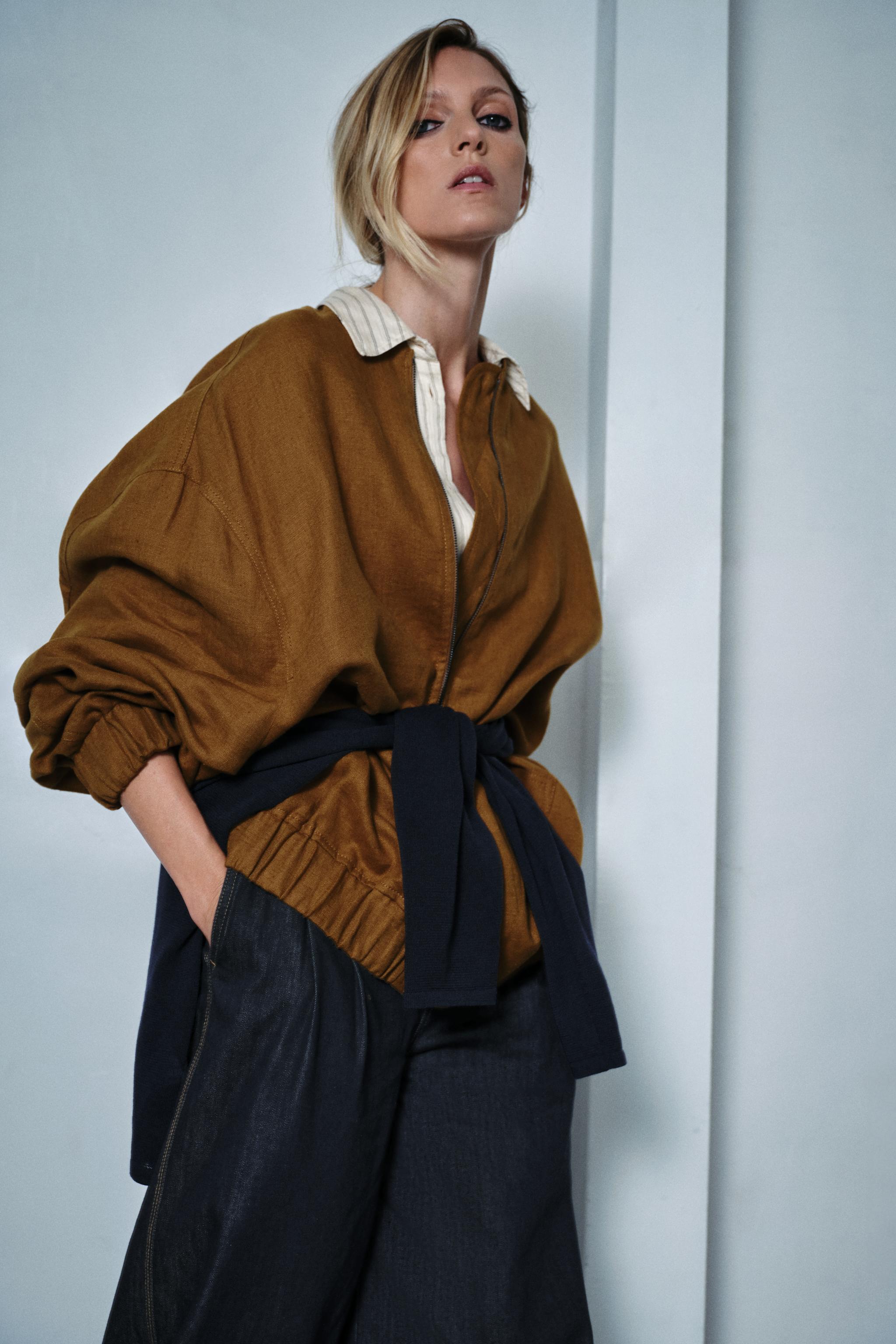 ZW COLLECTION OVERSIZED LINEN JACKET