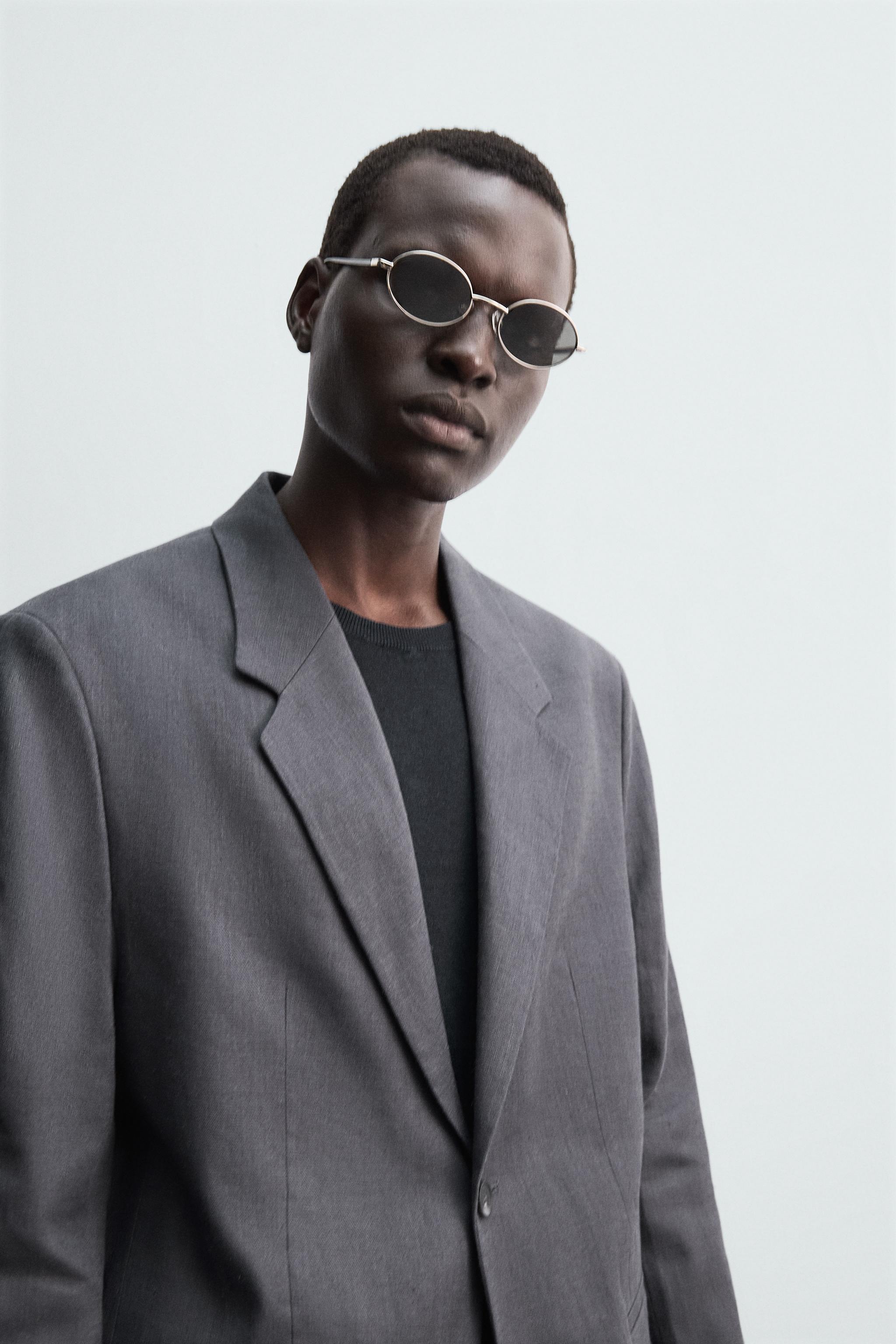 100% LINEN SUIT BLAZER