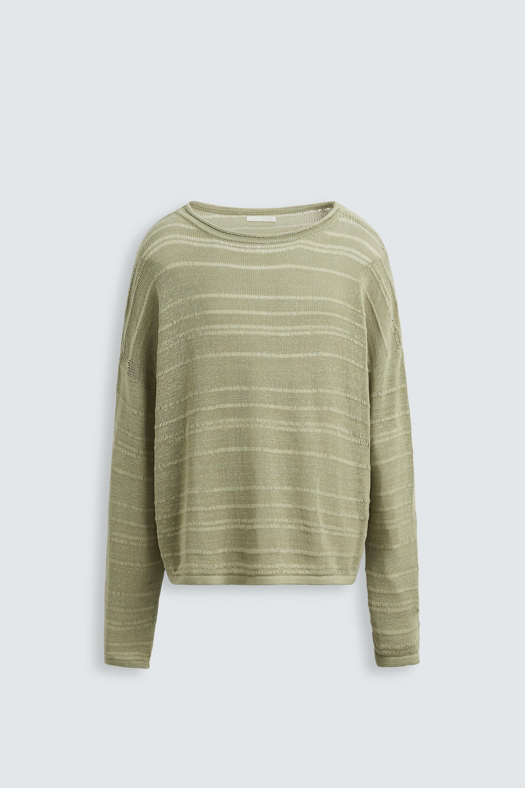 STRIPED JACQUARD SWEATER