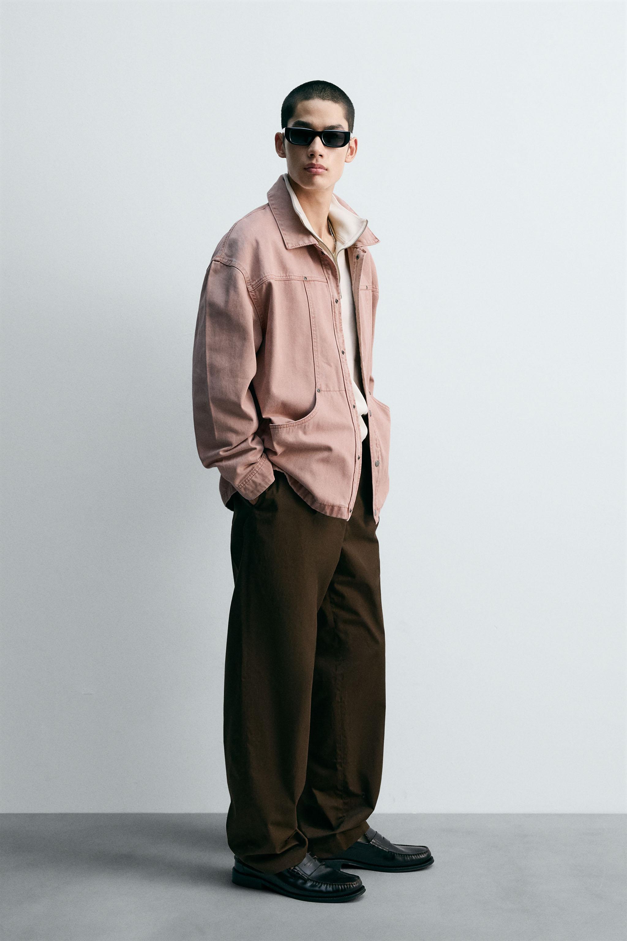 WASHED TEXTURED OVERSHIRT