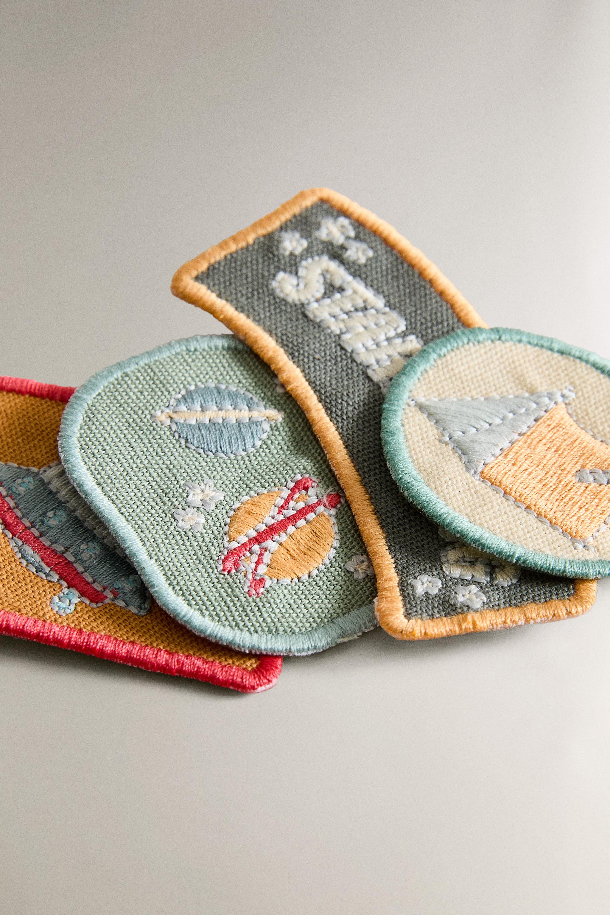 SET OF CHILDREN'S SPACE PATCHES (SET OF 4)