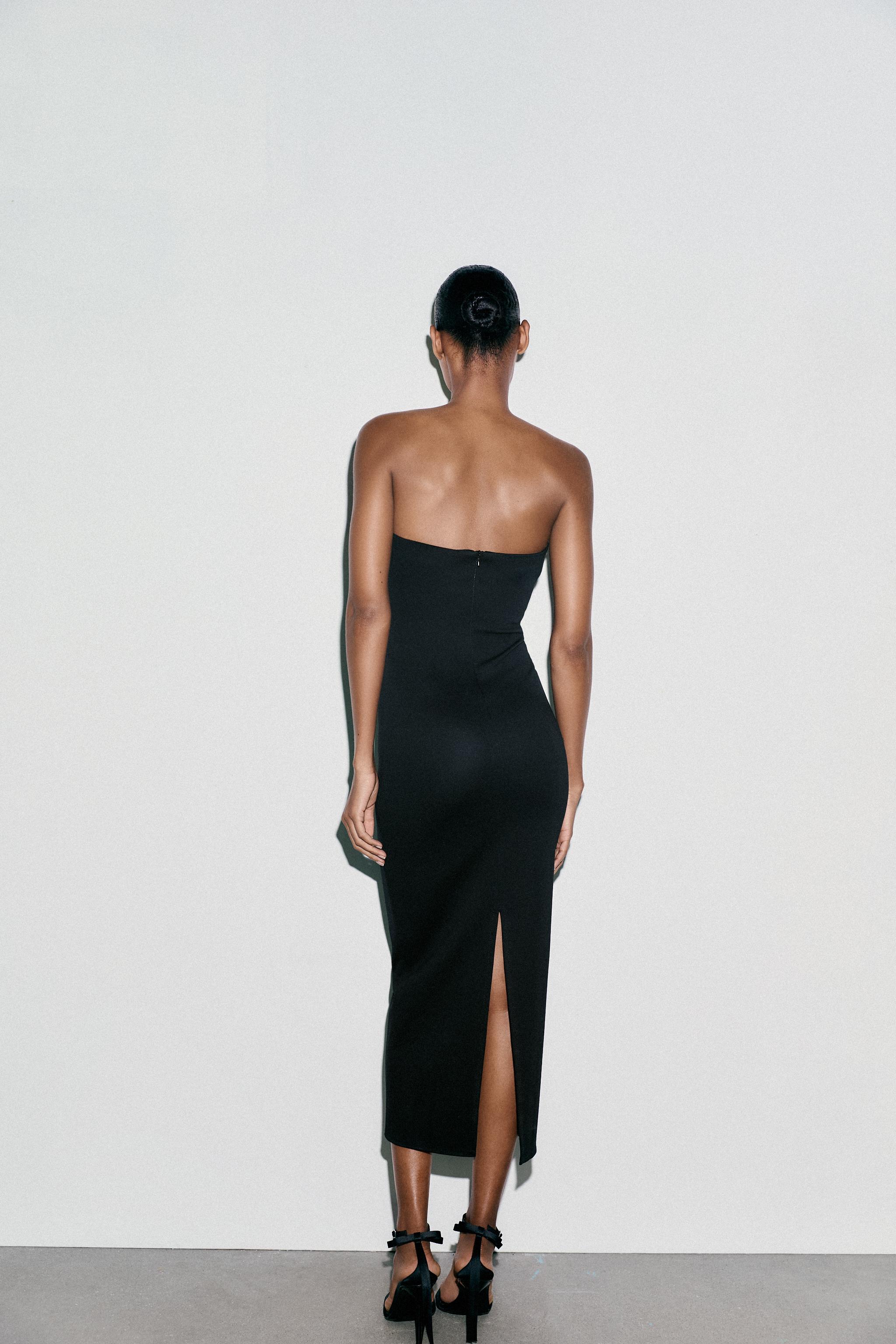 SWEETHEART NECKLINE MIDI DRESS