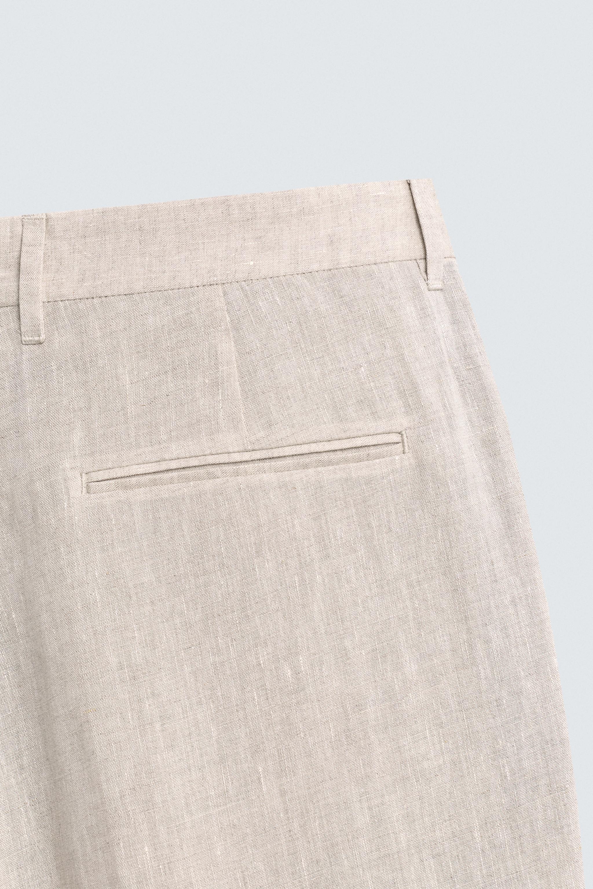100% LINEN SUIT PANTS
