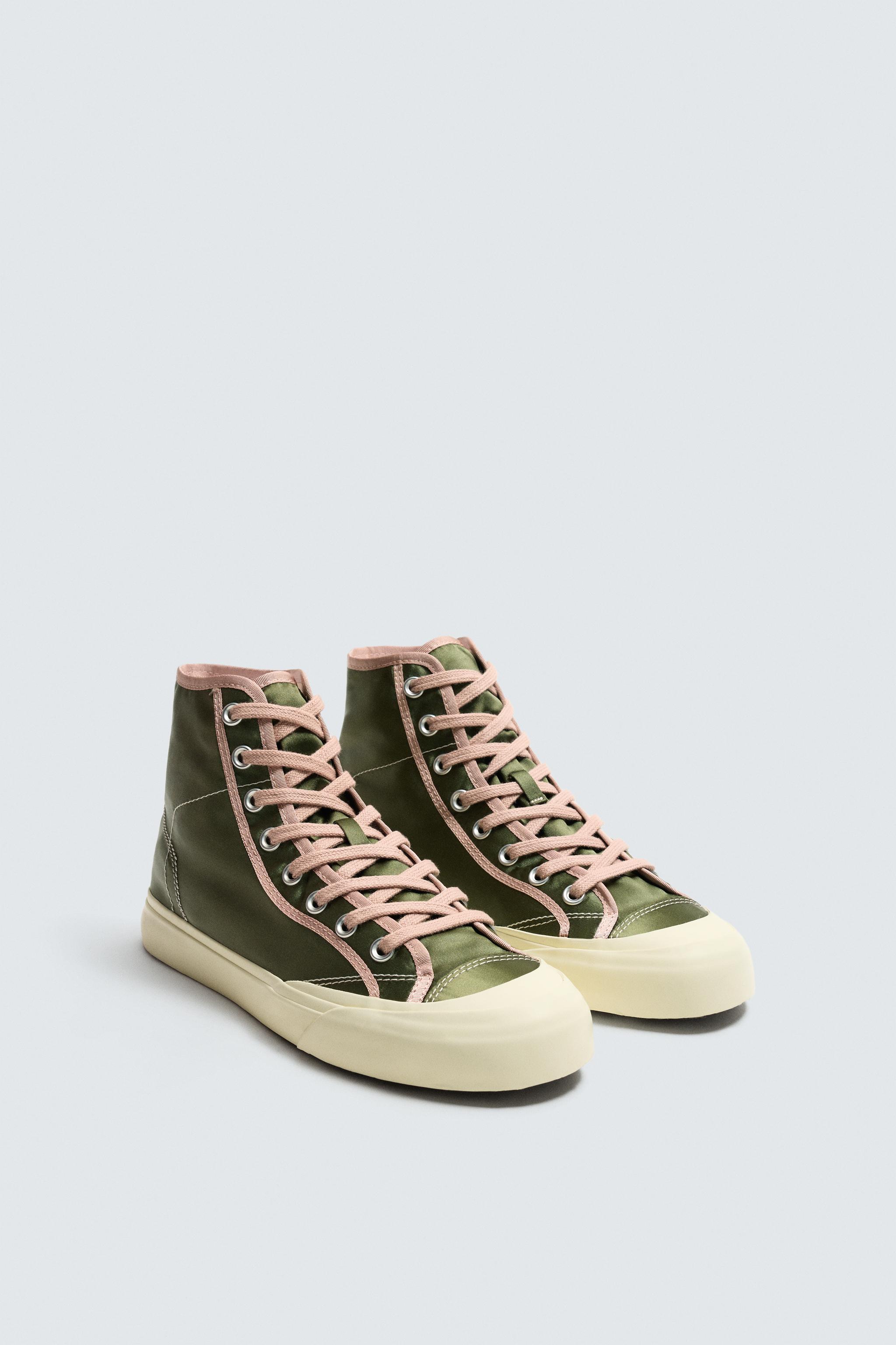 HIGH TOP SNEAKERS BOBBY GILLESPIE X ZARA
