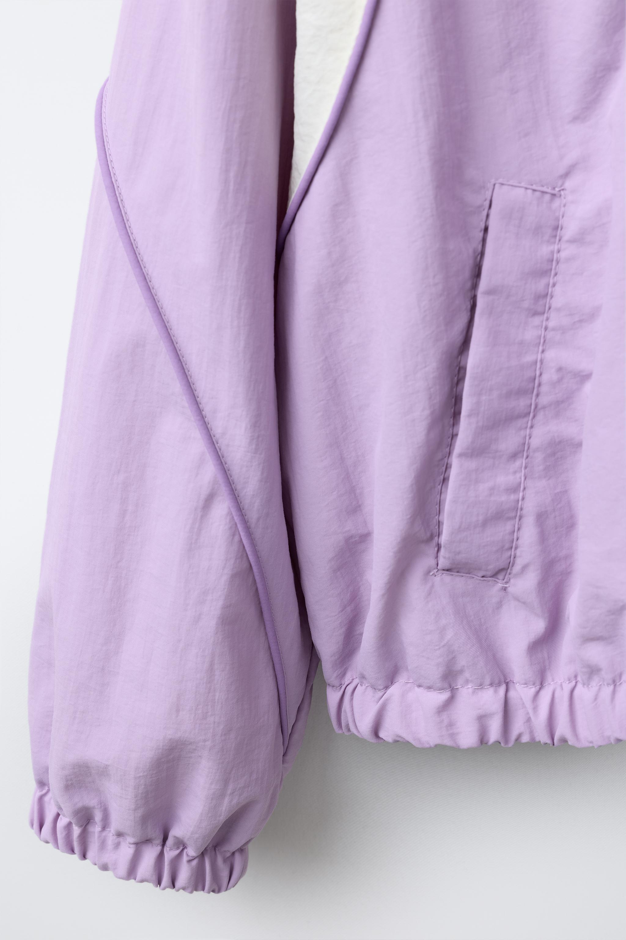 CONTRAST TRIM DETAIL RAINCOAT