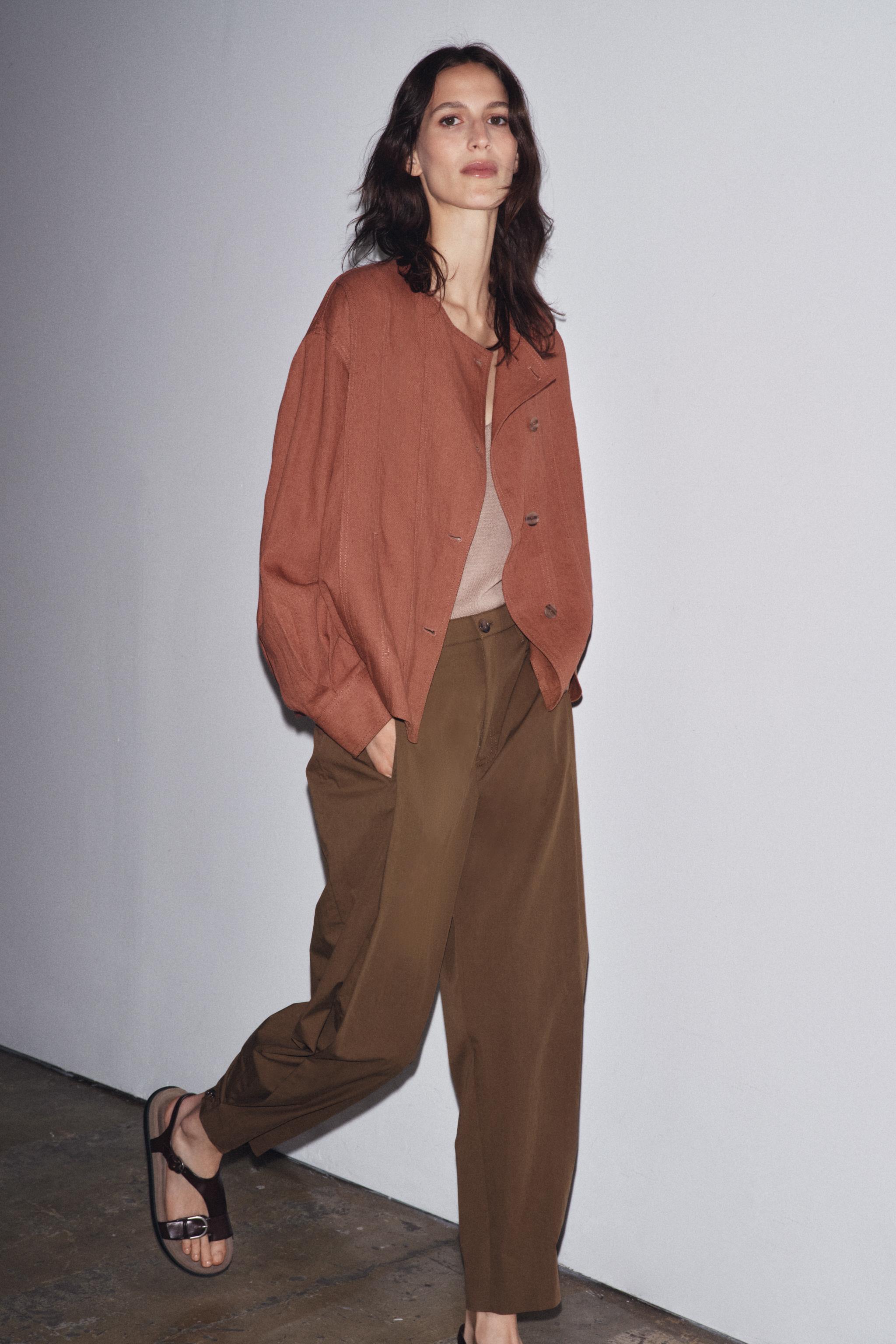 ZW COLLECTION LINEN BLEND BOMBER