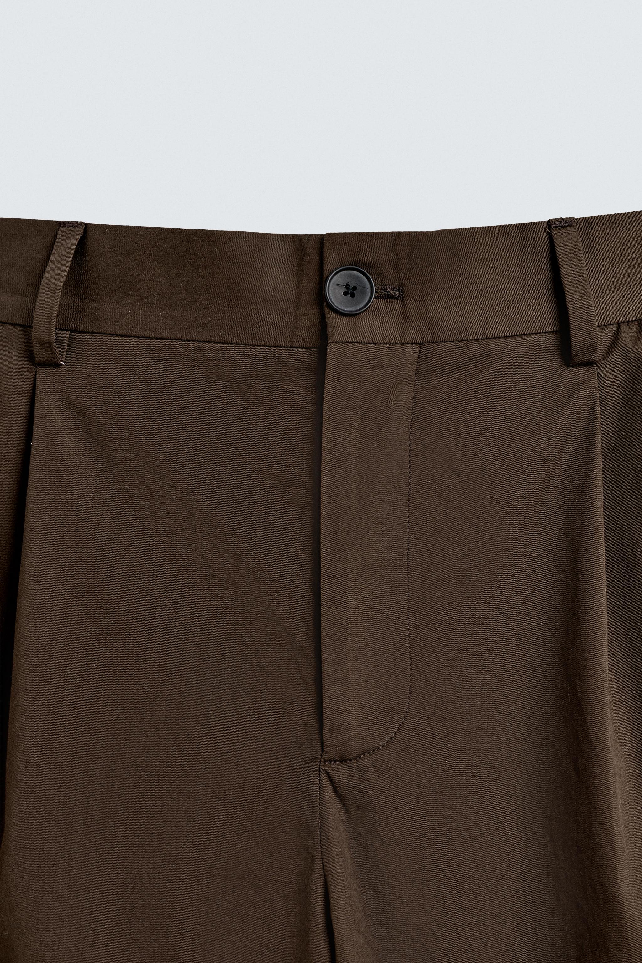 LIMITED EDITION PLEATED CHINO PANTS