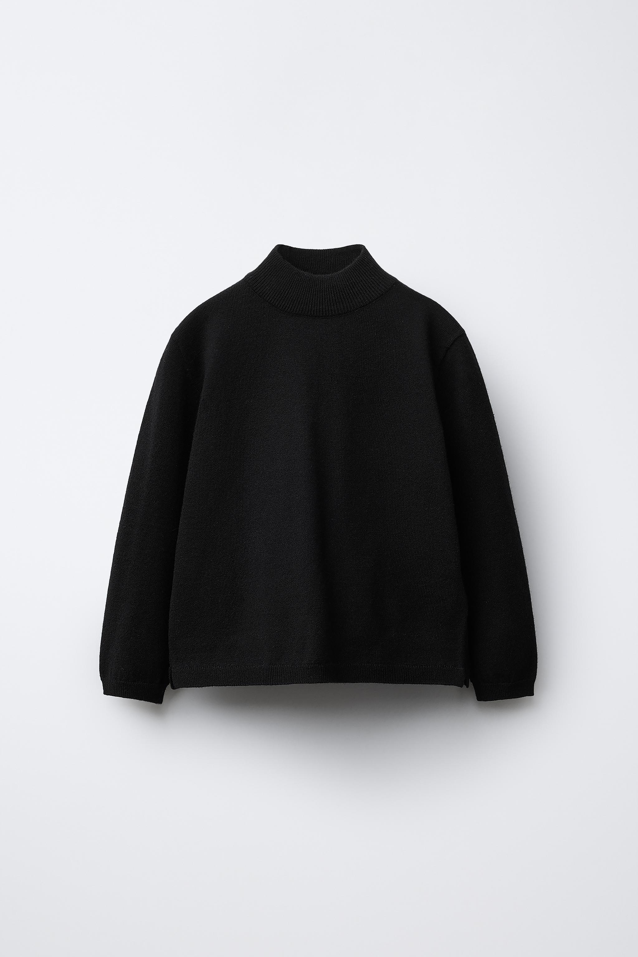MOCK NECK KNIT SWEATER
