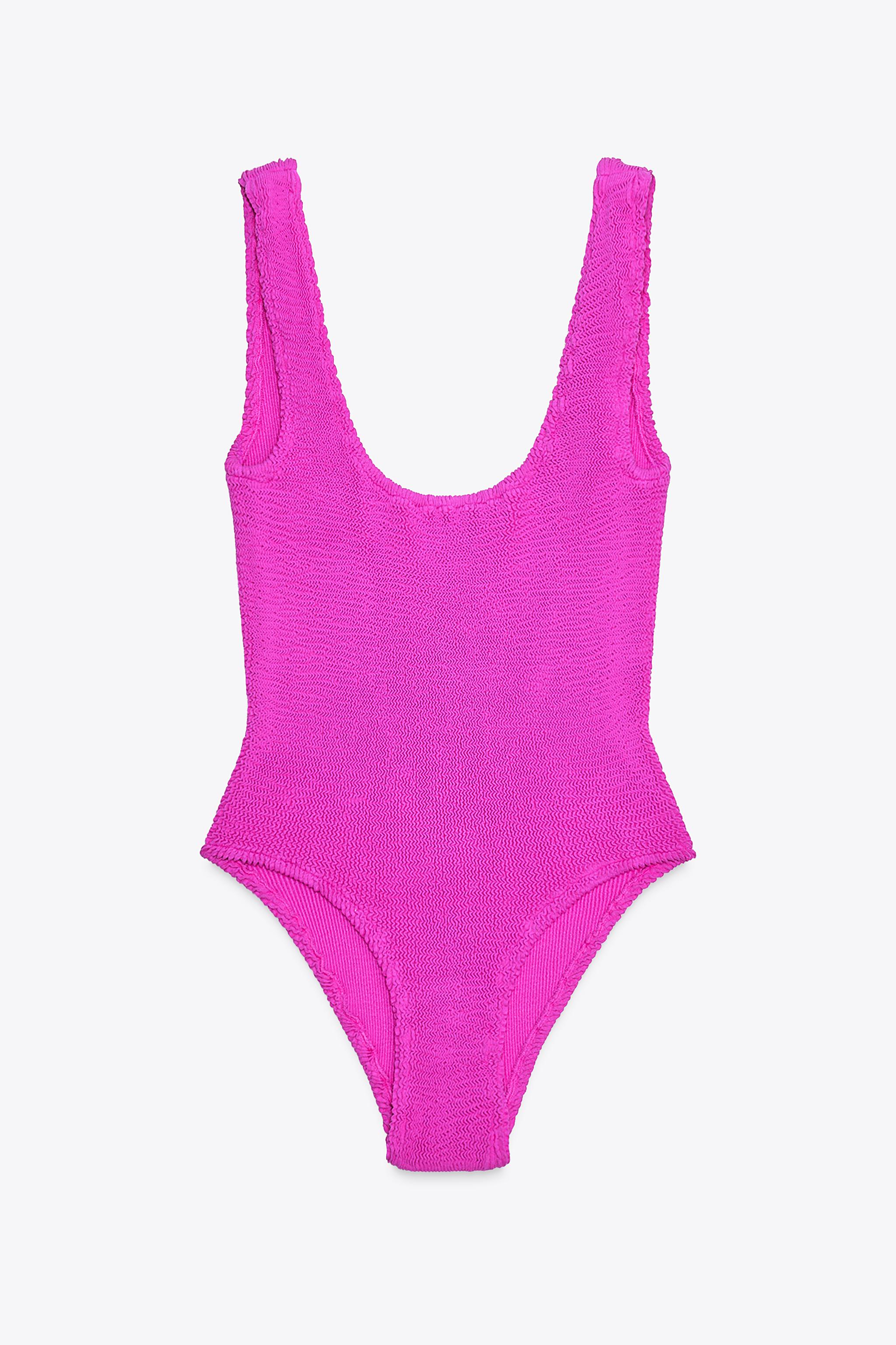 TEXTURED SWIMSUIT