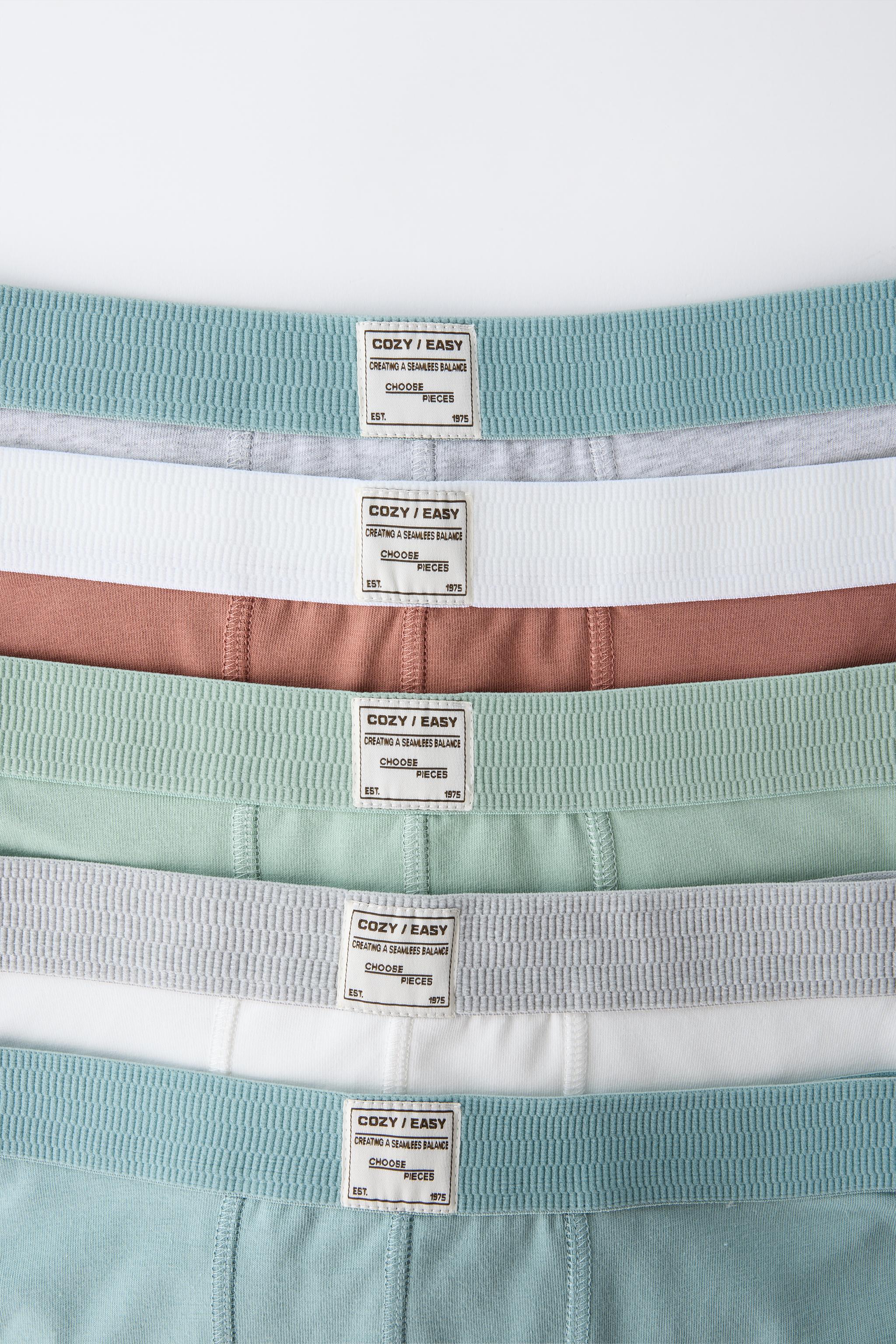 6-14/ FIVE-PACK OF BOXERS WITH LABEL