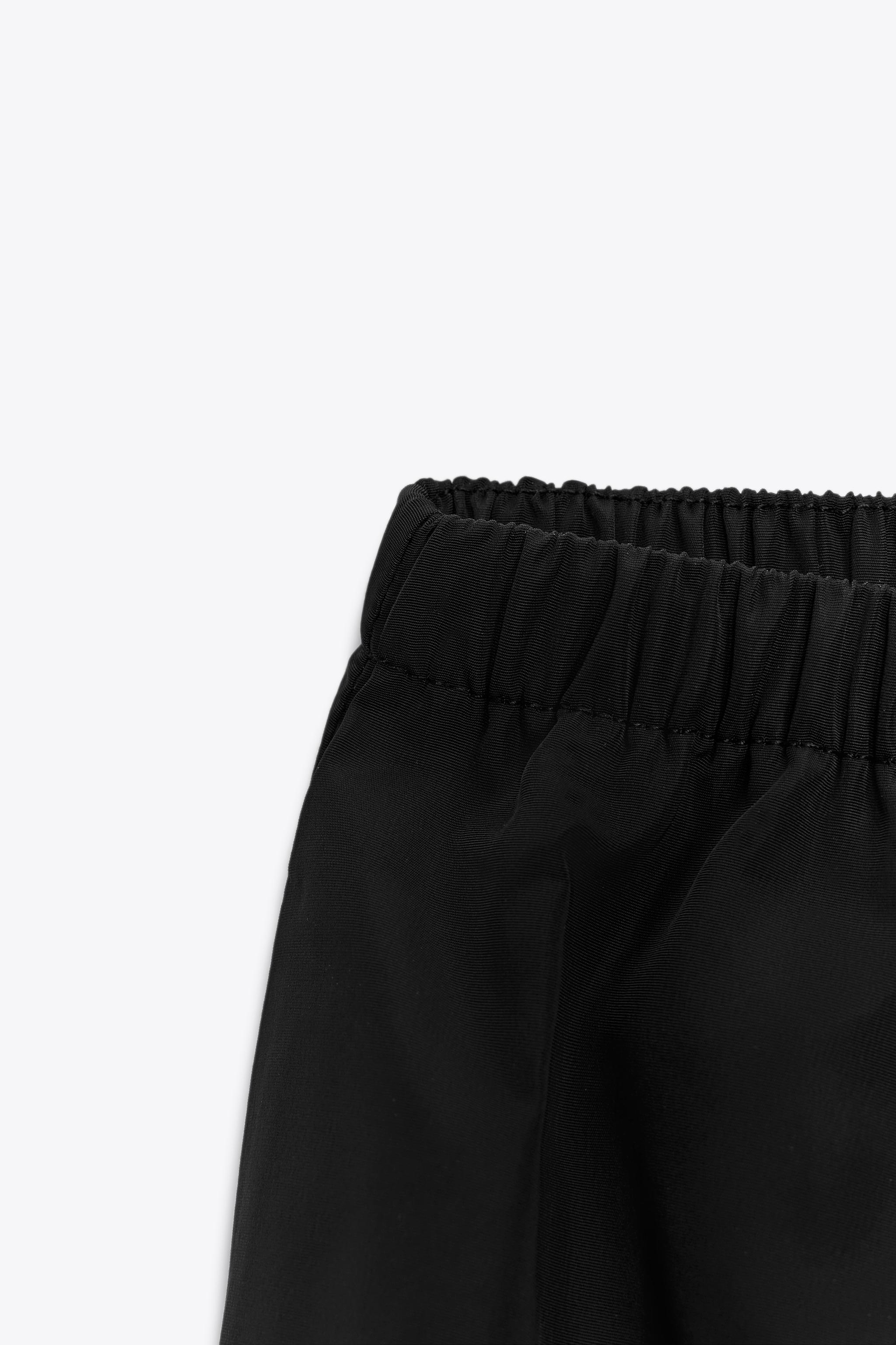 MIDI SKIRT WITH TECHNICAL EFFECT ZW COLLECTION