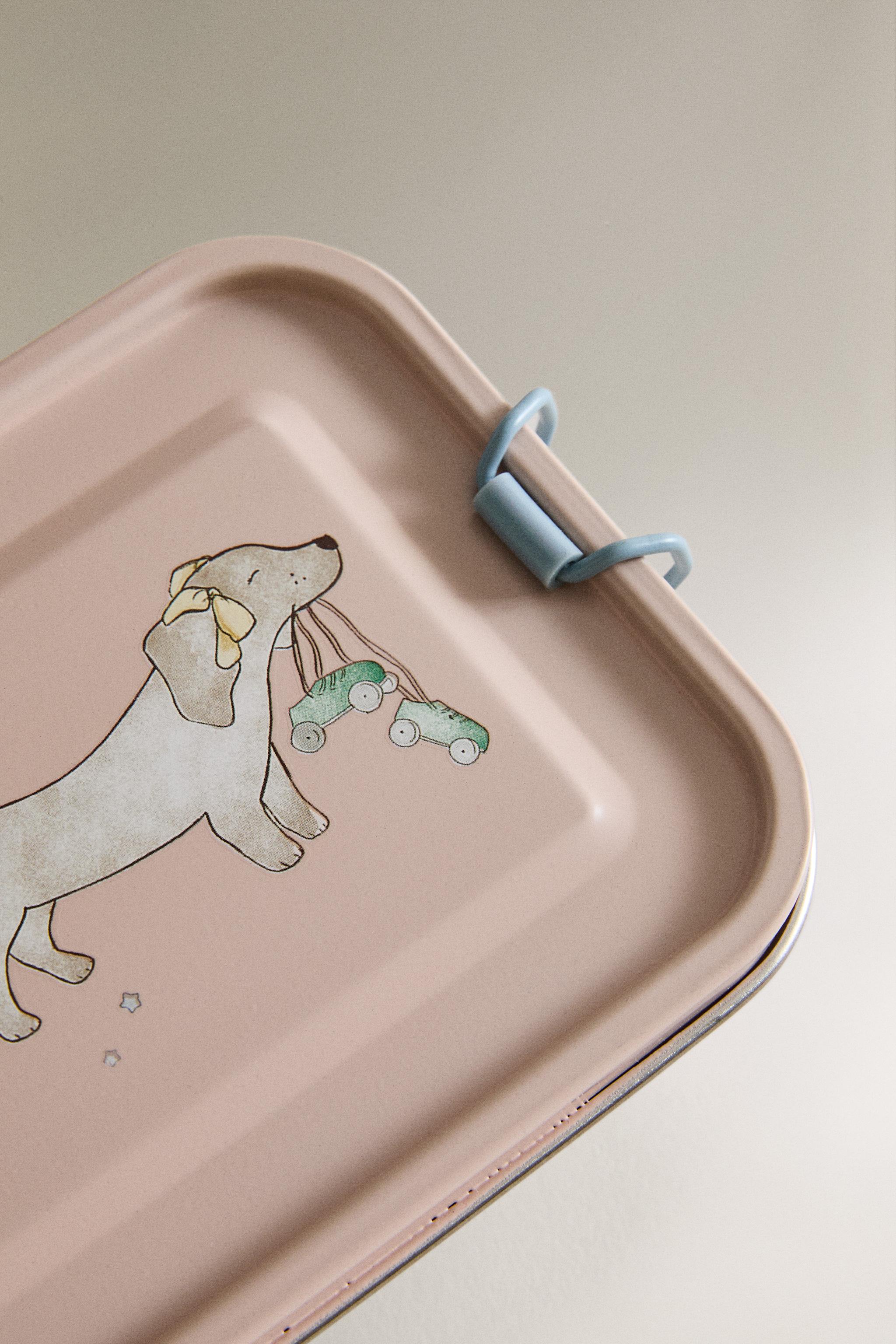 CHILDREN'S SKATER DOG LUNCH BOX