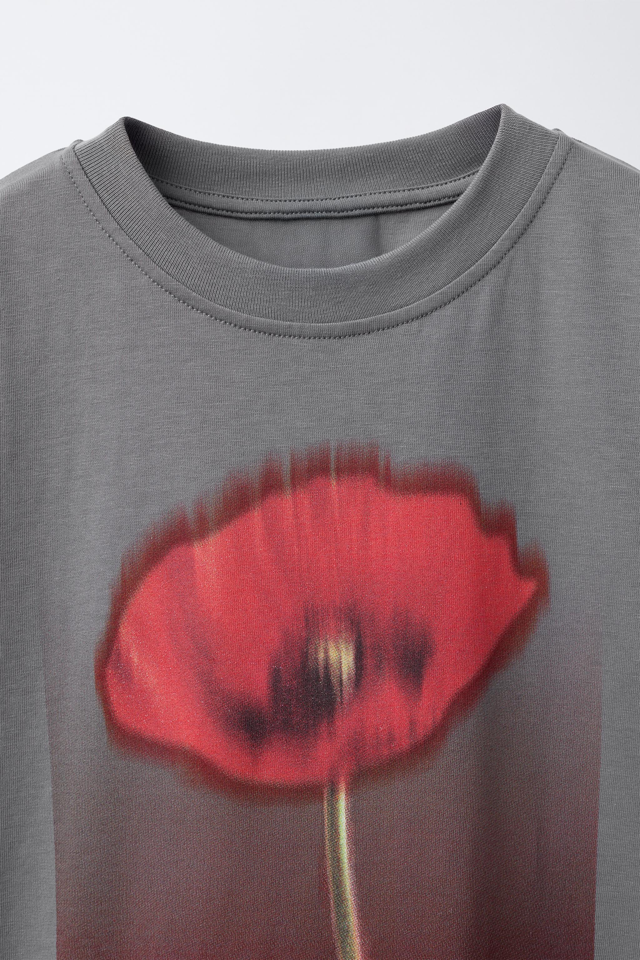POPPY PRINT T-SHIRT