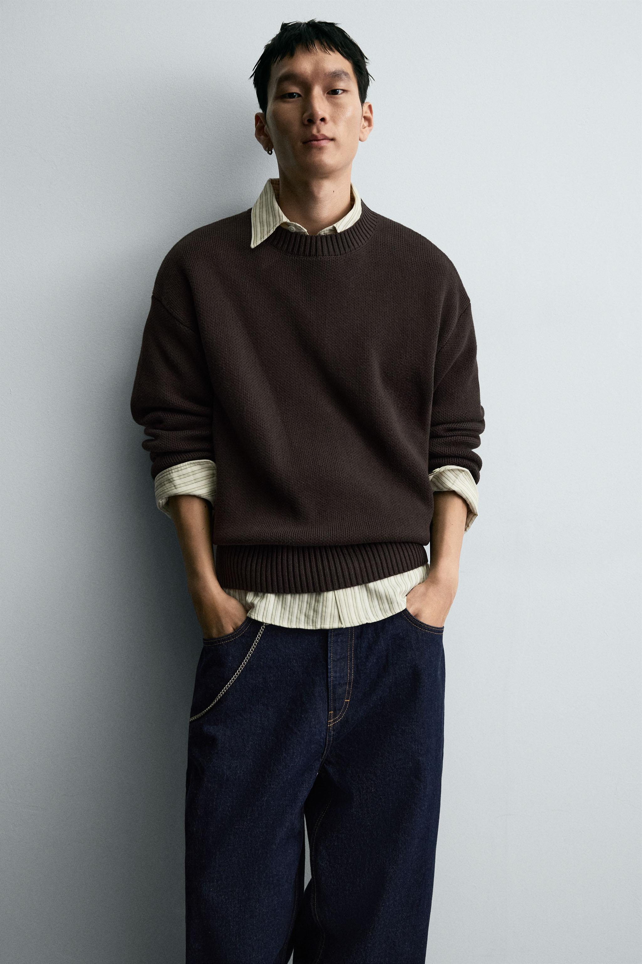 COTTON TEXTURE SWEATER