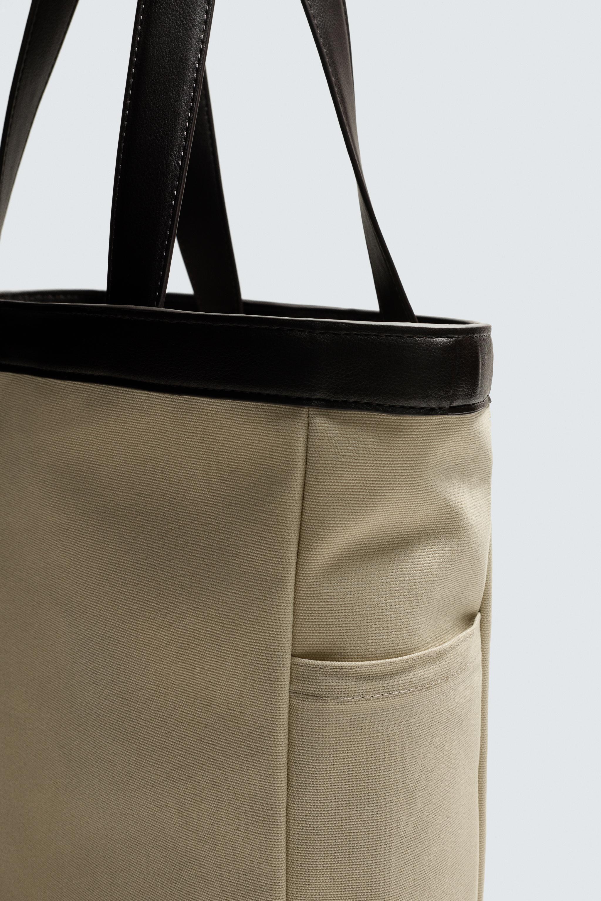 COTTON FABRIC SHOPPER