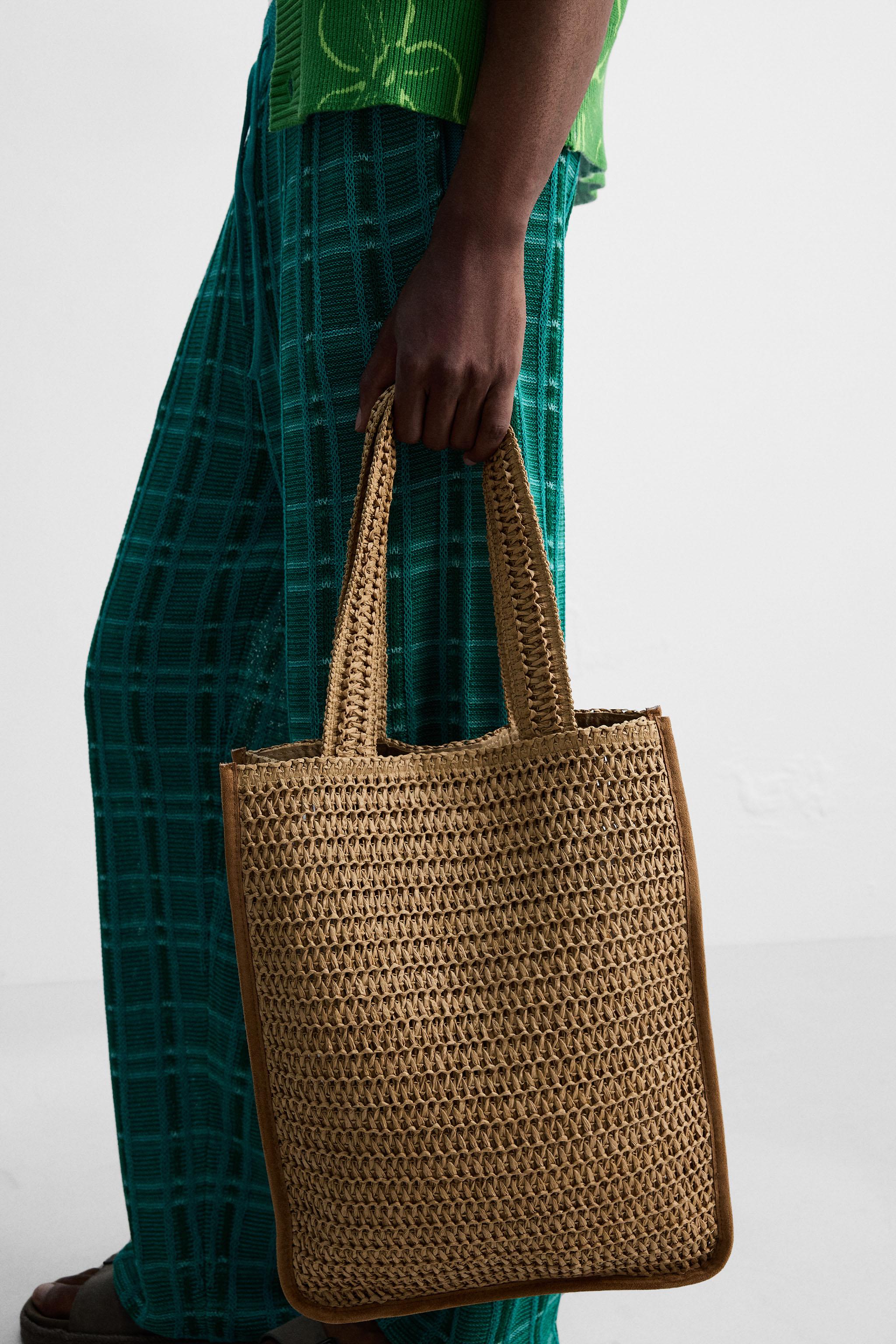 WOVEN SHOPPER BAG