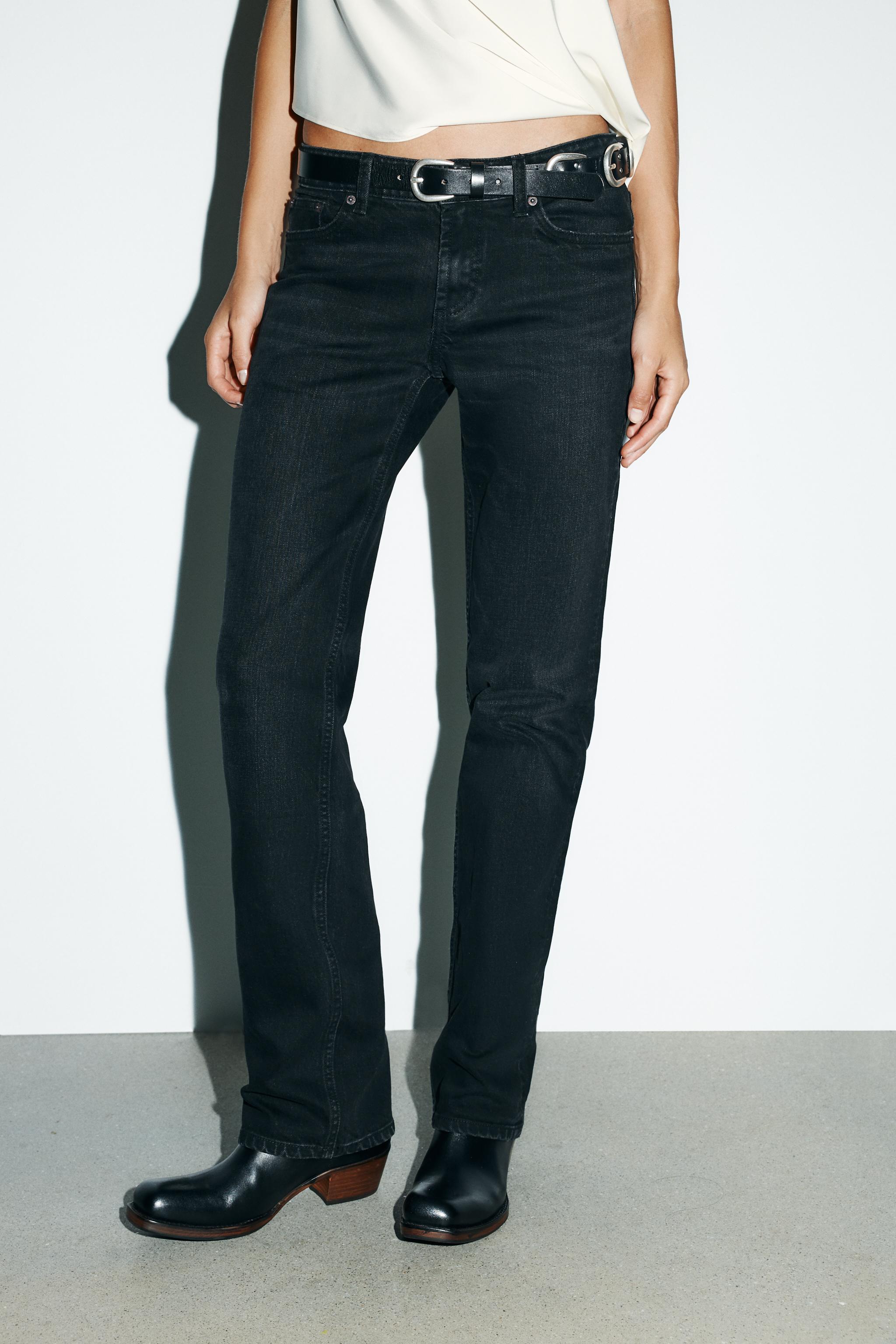 LOW RISE STRAIGHT JEANS TRF