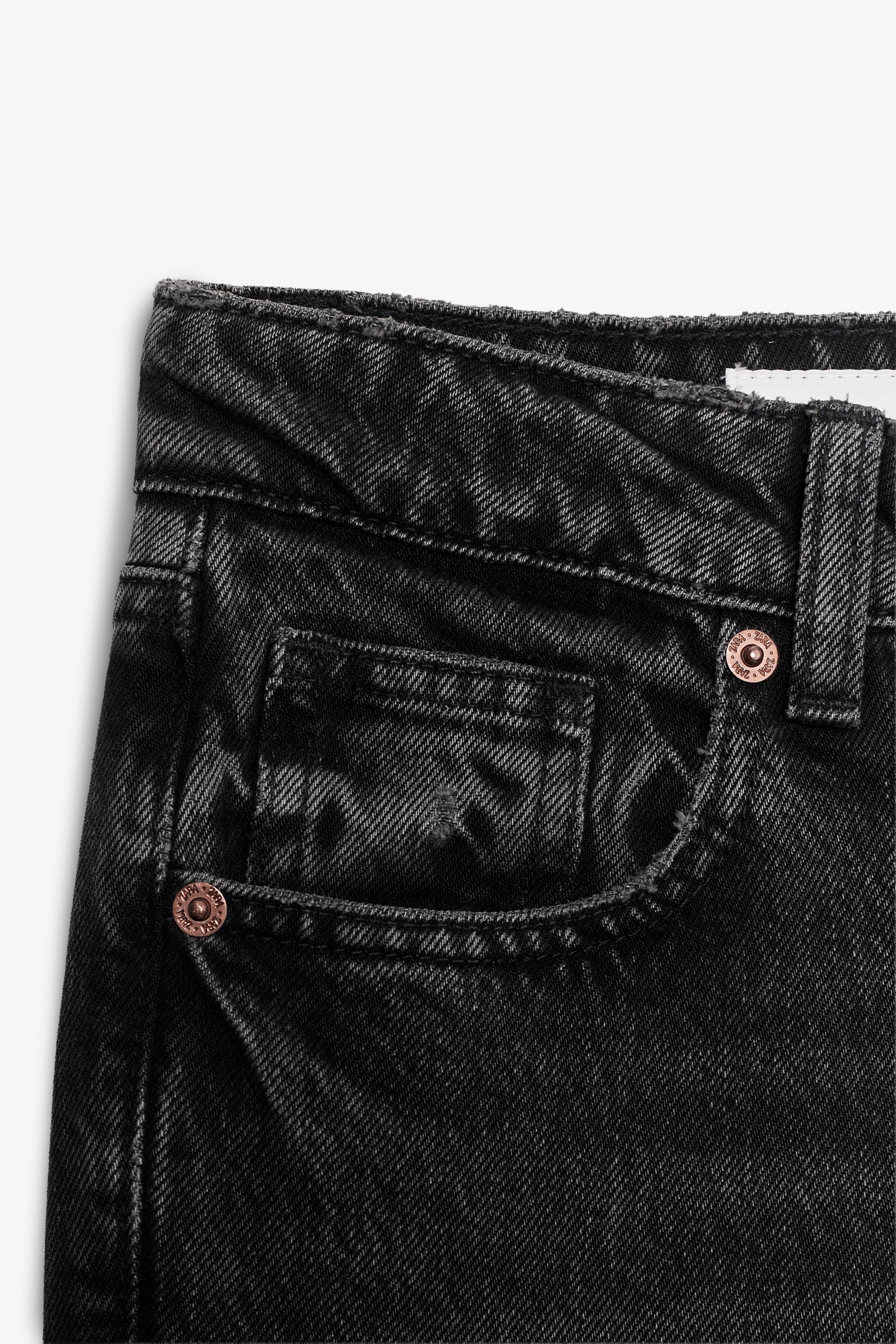 TRF LOW RISE WIDE LEG JEANS