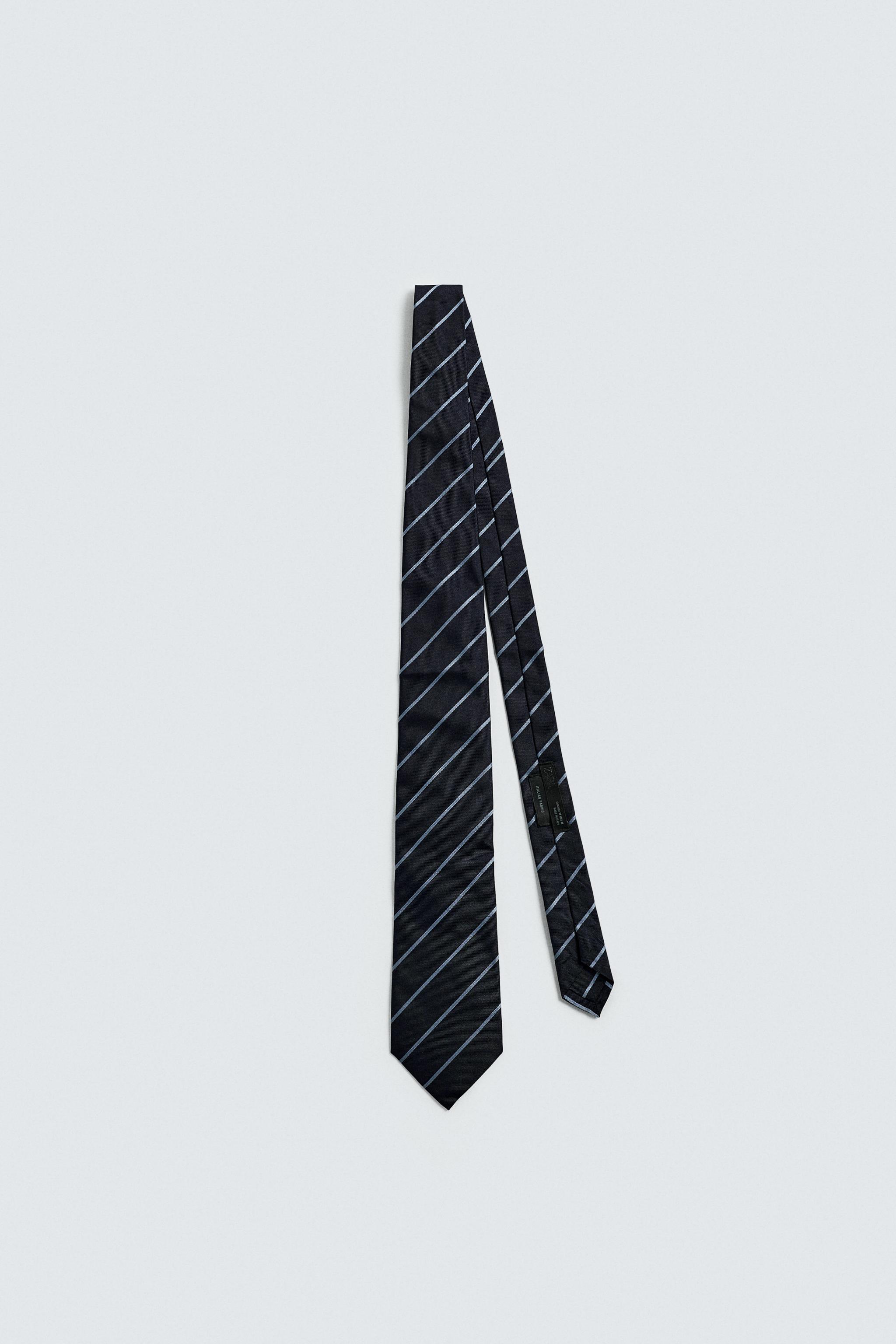100% SILK STRIPED TIE