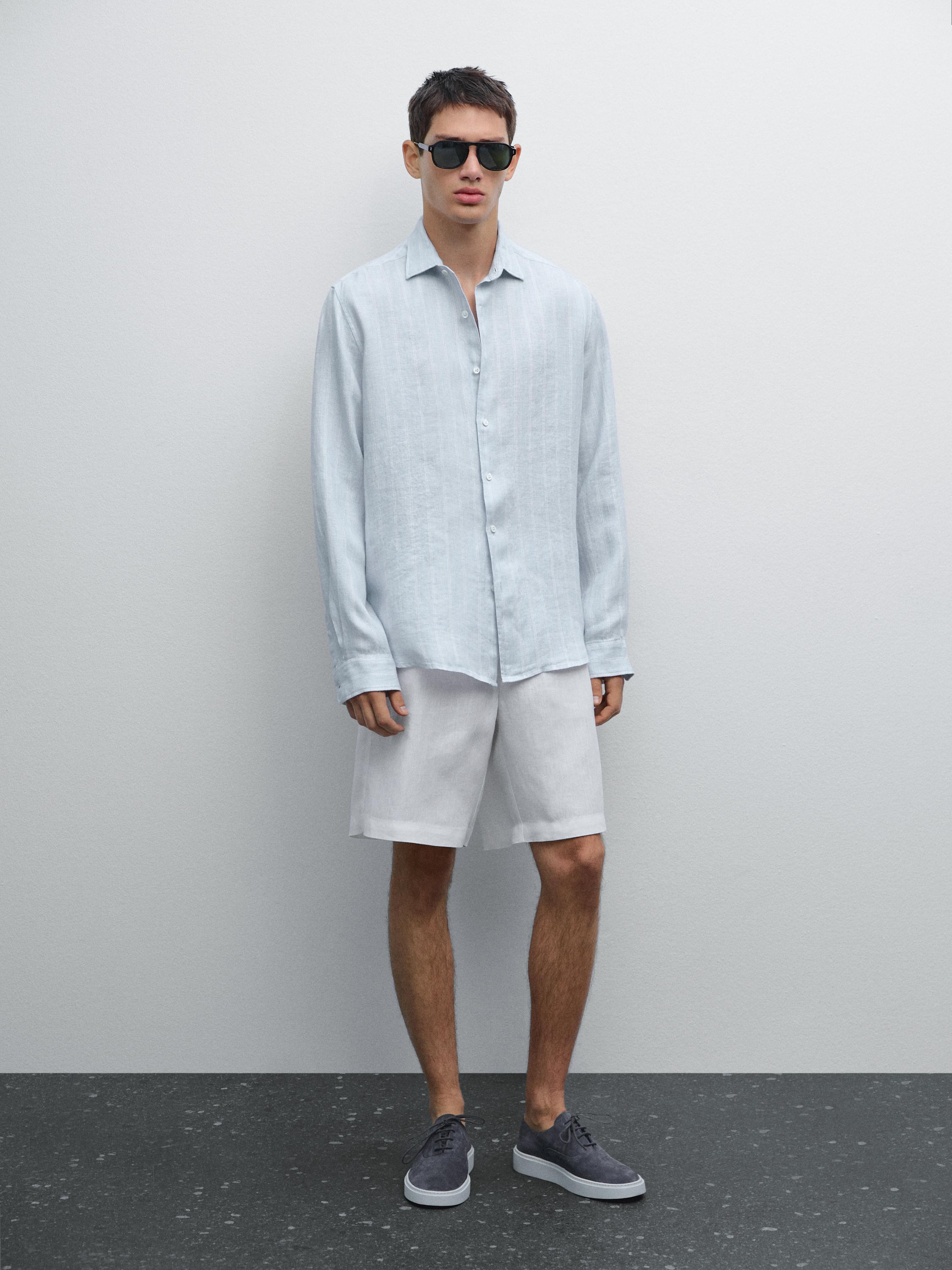 Regular fit double-stripe shirt